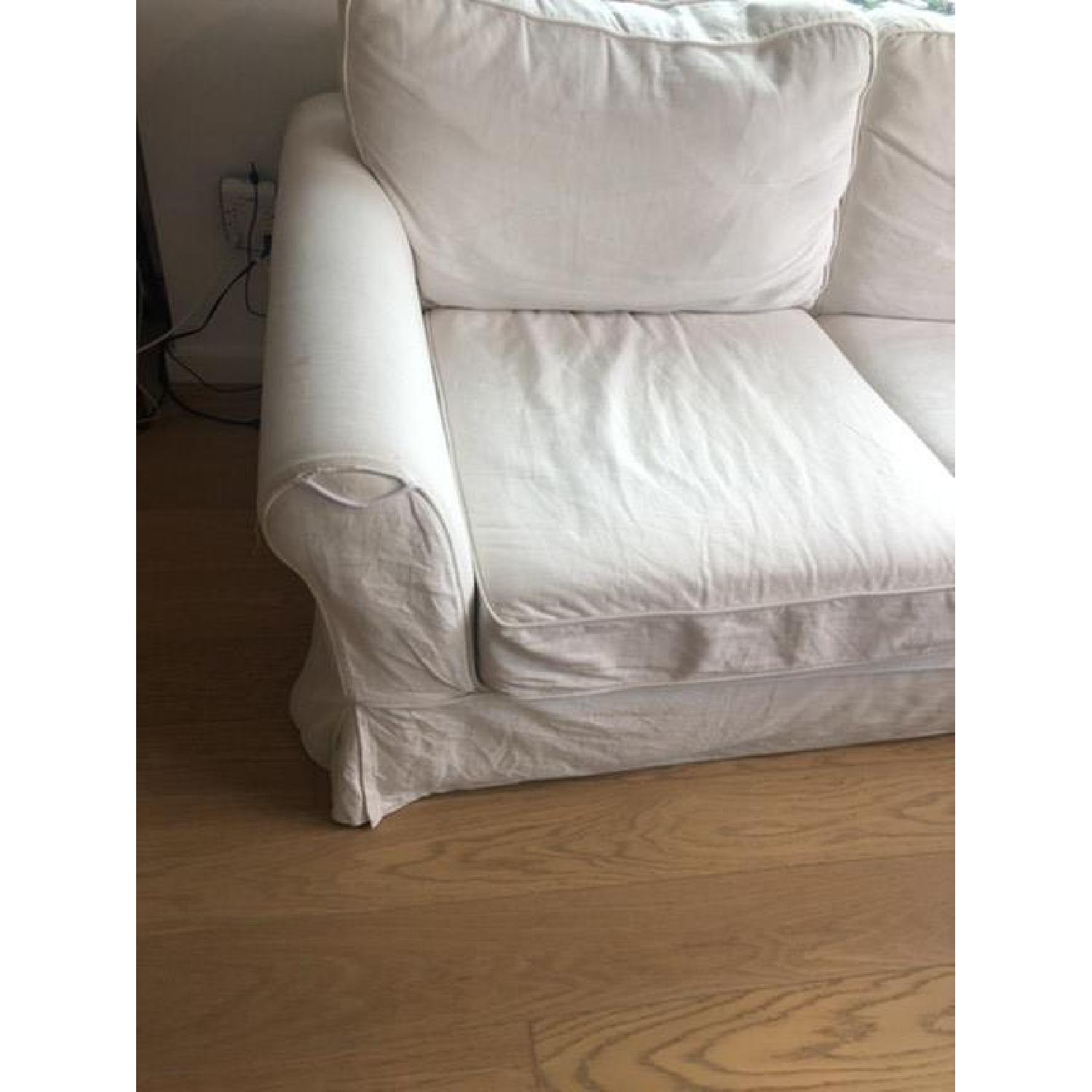 Pottery Barn PB Basic Left Arm 3 Piece Sectional Sofa - image-4