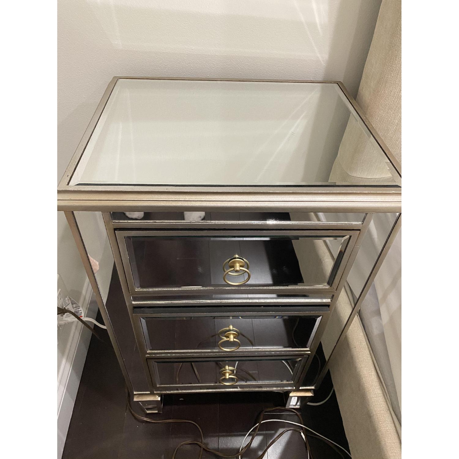 Pier 1 Hayworth Mirrored Silver Dresser - image-11