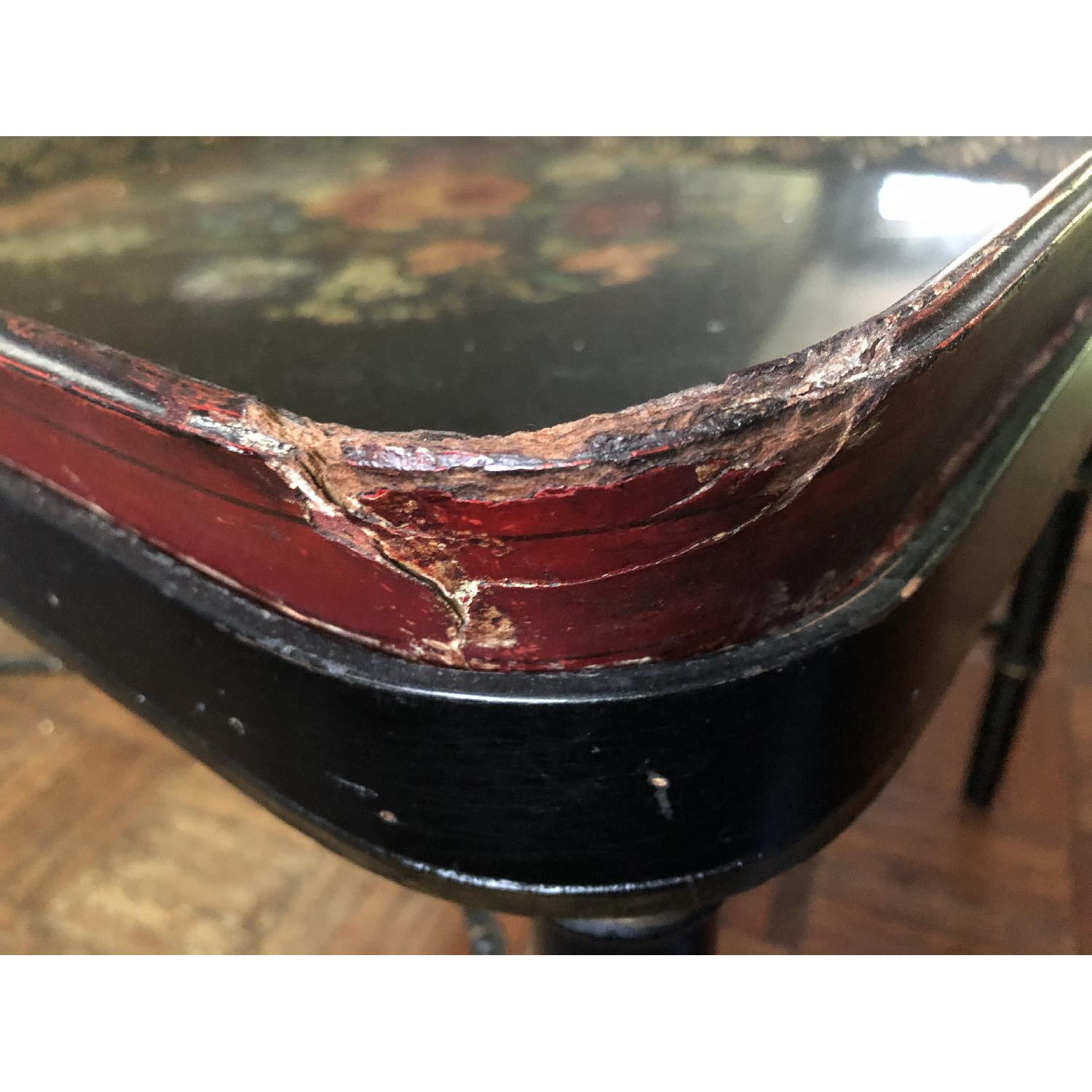 ANTIQUE HAND PAINTED TRAY TABLE- Victorian - image-2