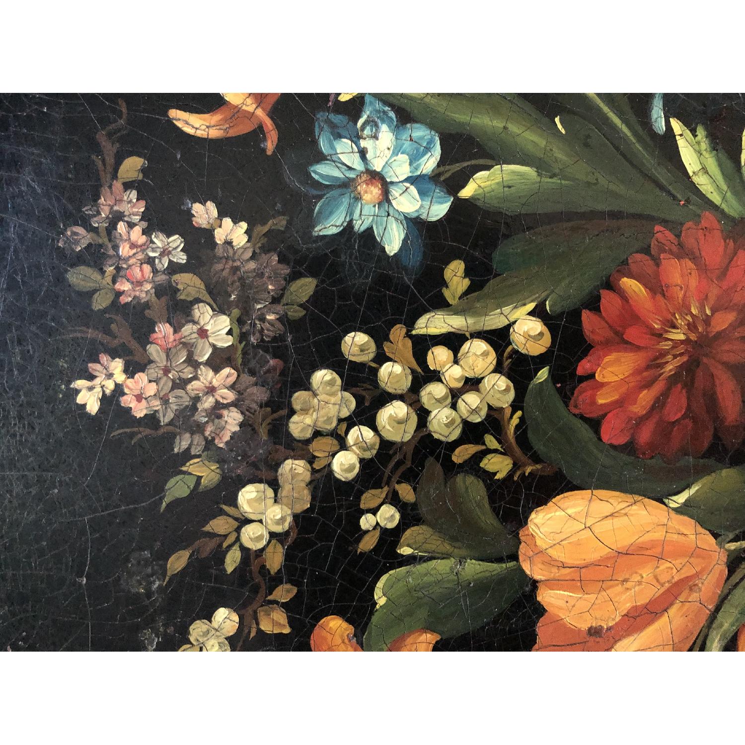 ANTIQUE HAND PAINTED TRAY TABLE- Victorian - image-9