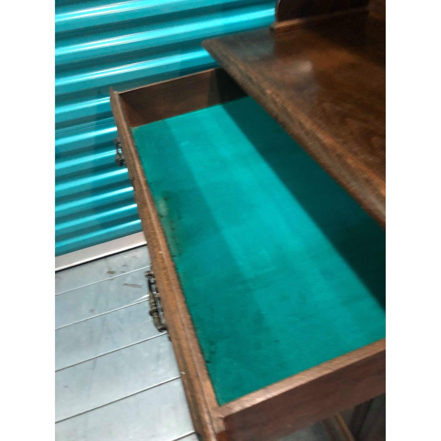 Vintage 1970s Solid Wood Cabinet/Hutch - image-3