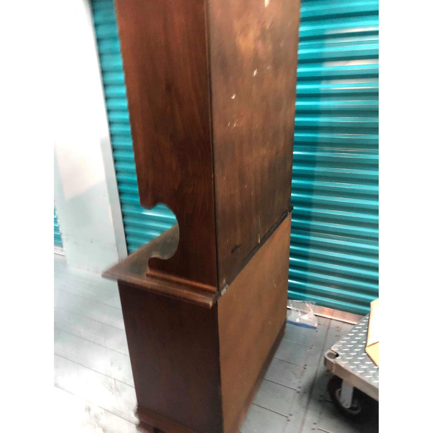 Vintage 1970s Solid Wood Cabinet/Hutch - image-13