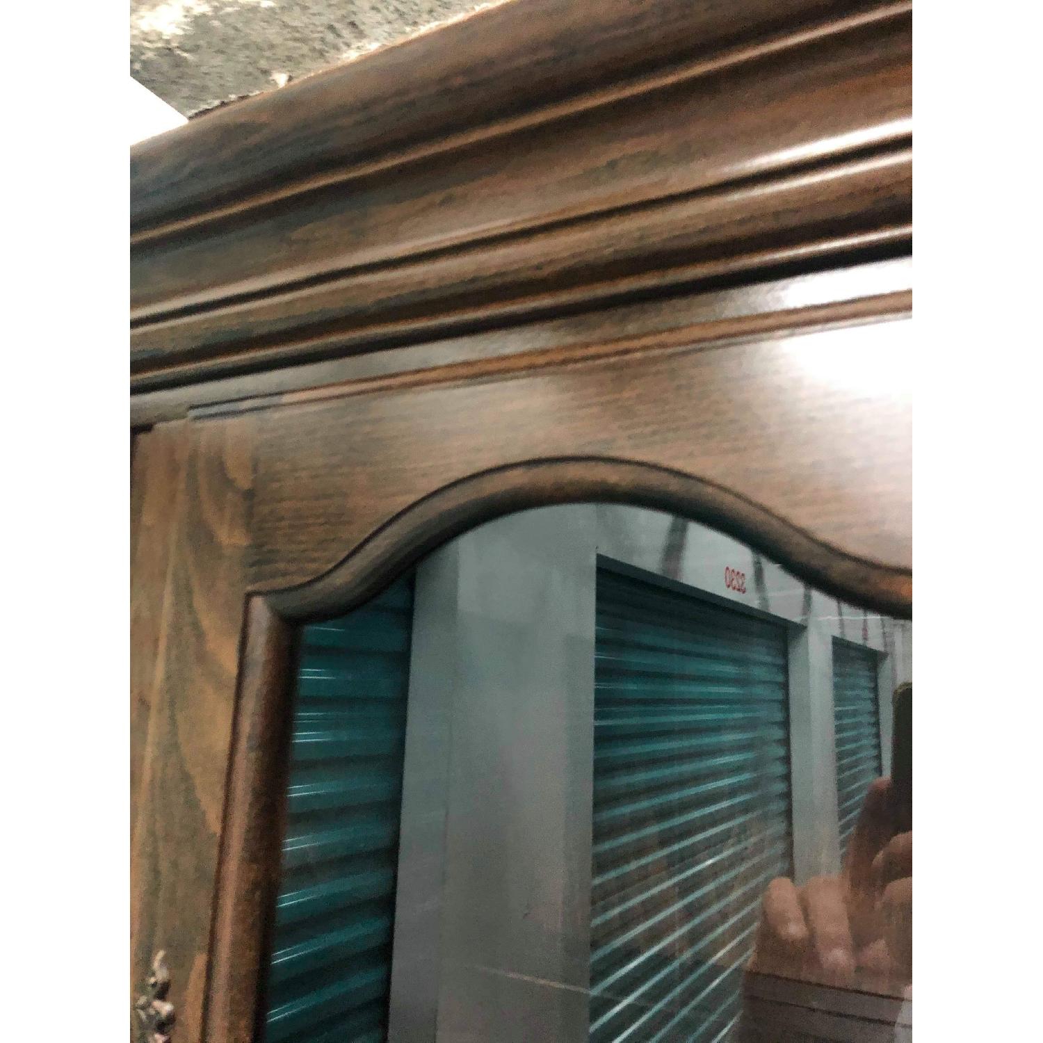 Vintage 1970s Solid Wood Cabinet/Hutch - image-16