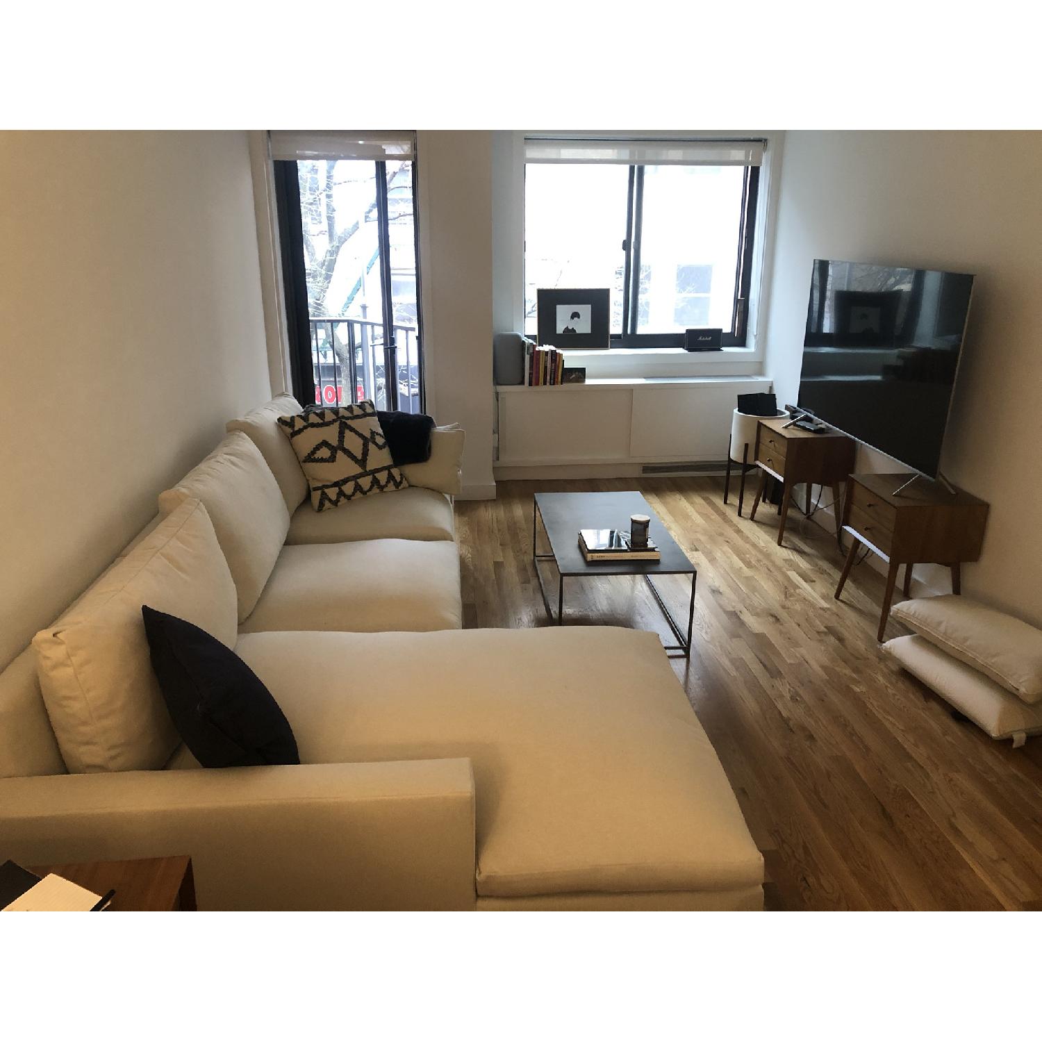 West Elm Harmony Sectional Sofa w/ Left Arm Chaise - image-3