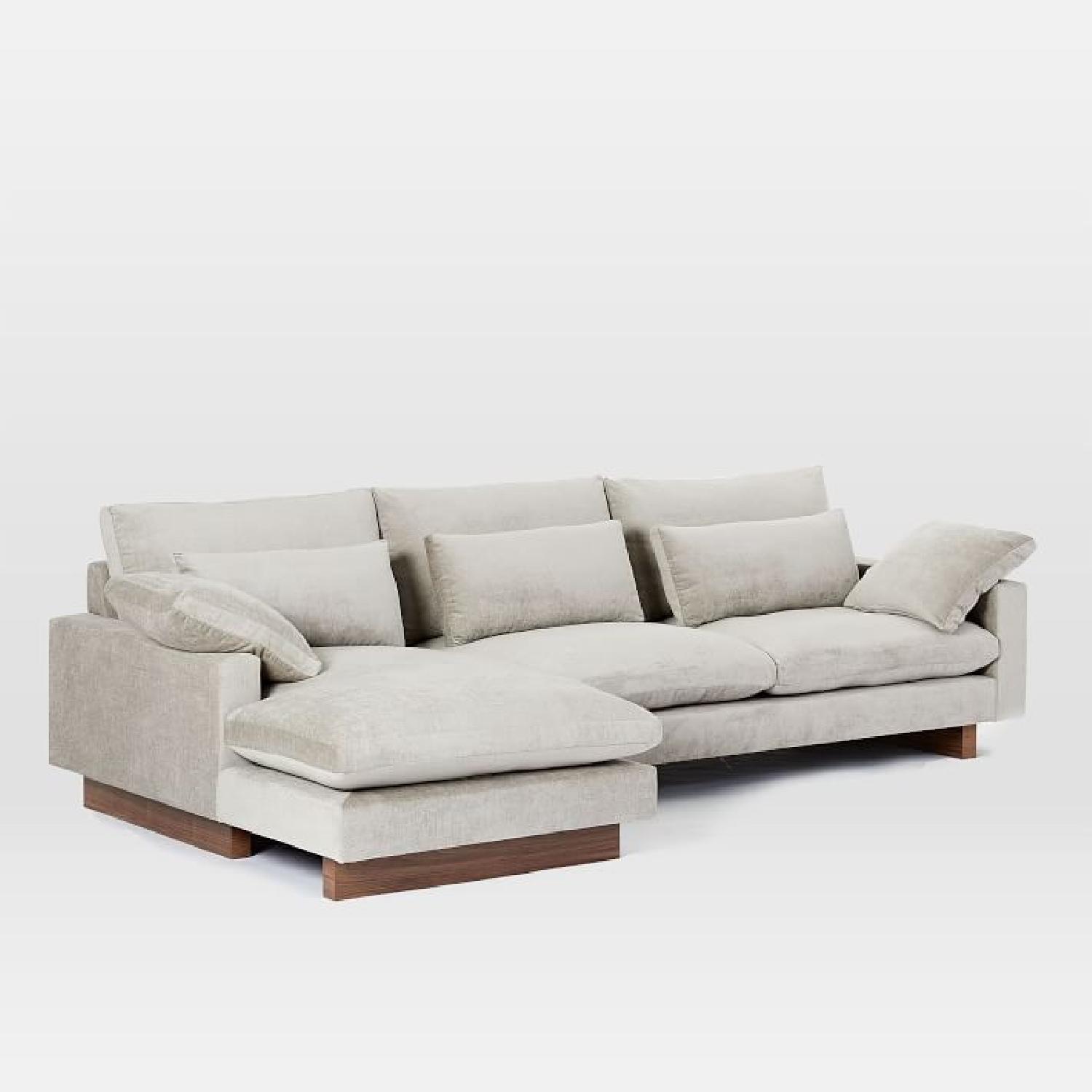 West Elm Harmony Sectional Sofa w/ Left Arm Chaise - image-5