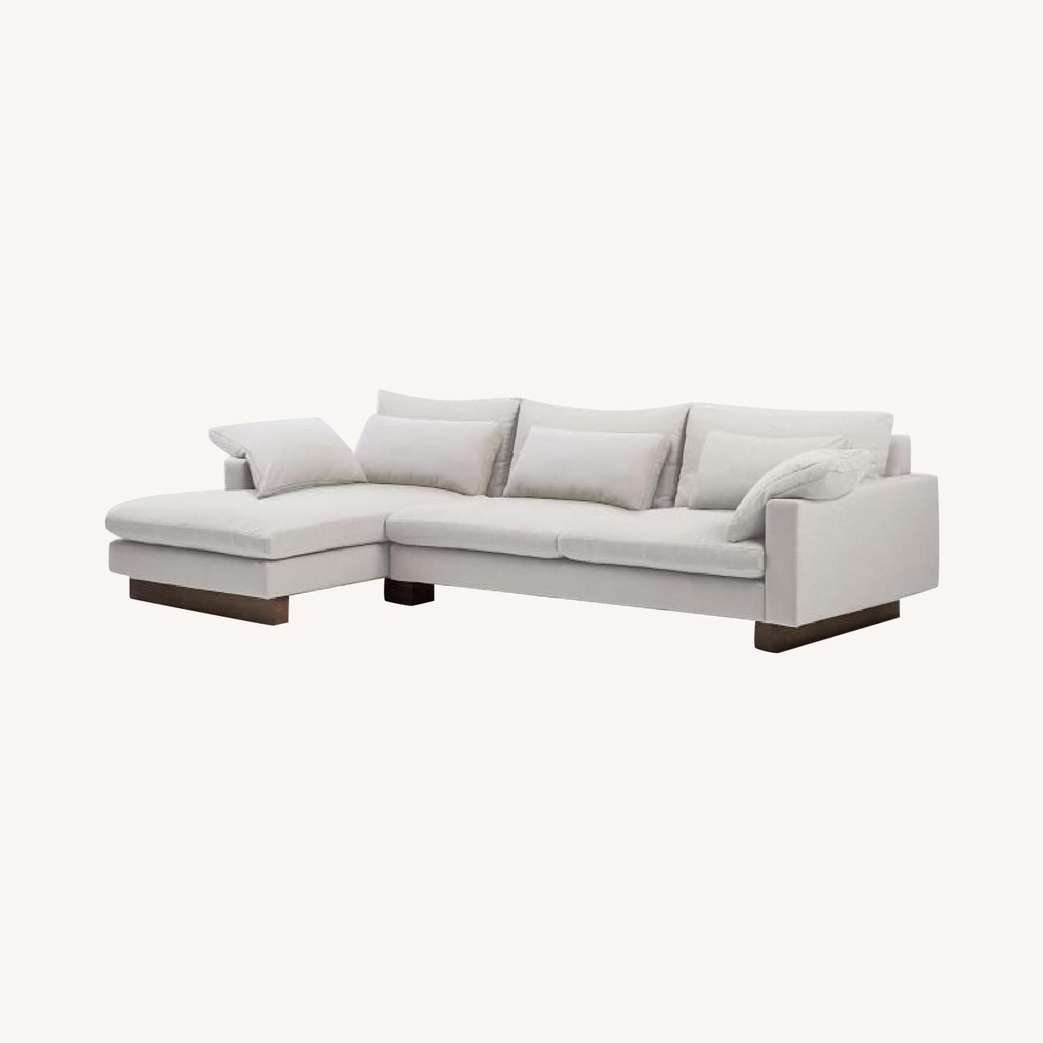 West Elm Harmony Sectional Sofa w/ Left Arm Chaise - image-0