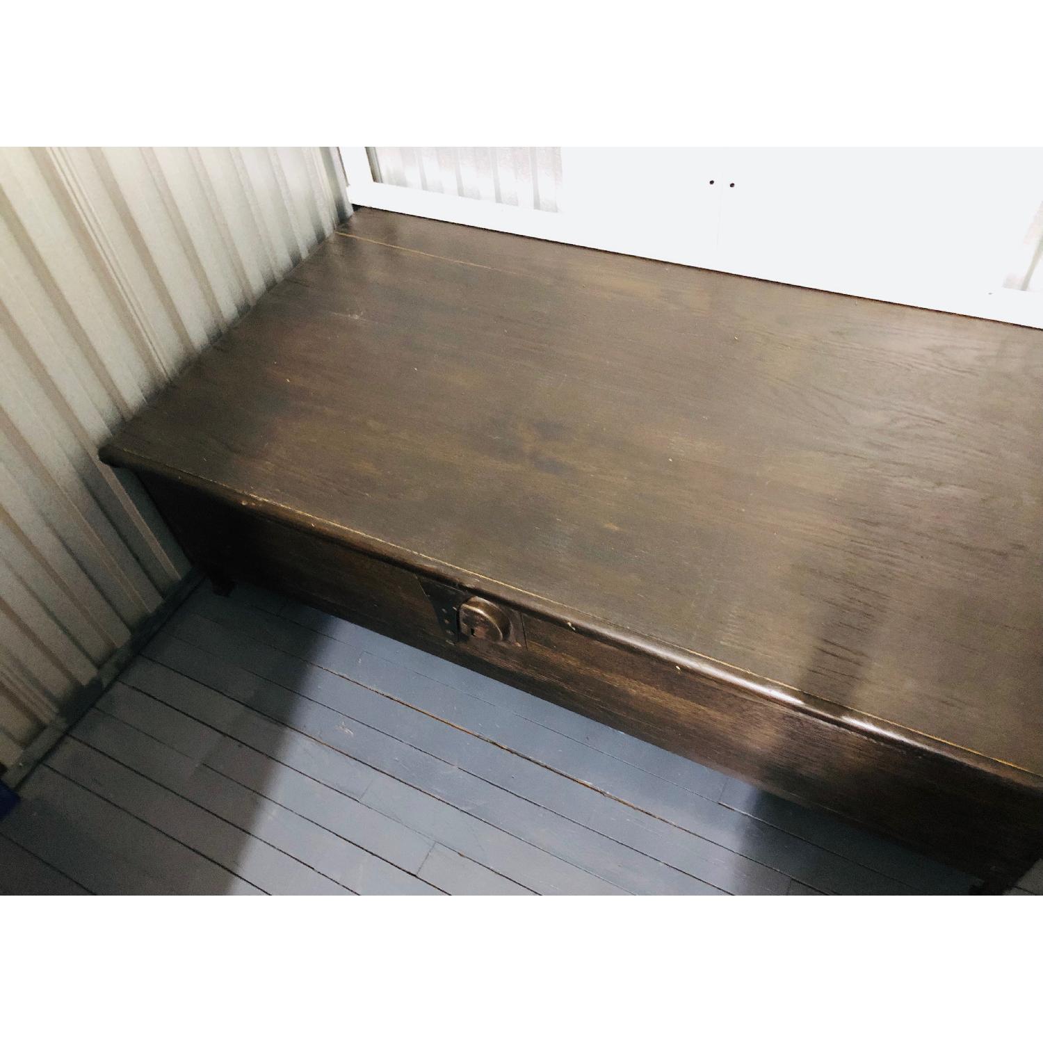 Restoration Hardware 18th Century Oak Trunk Coffee Table - image-3