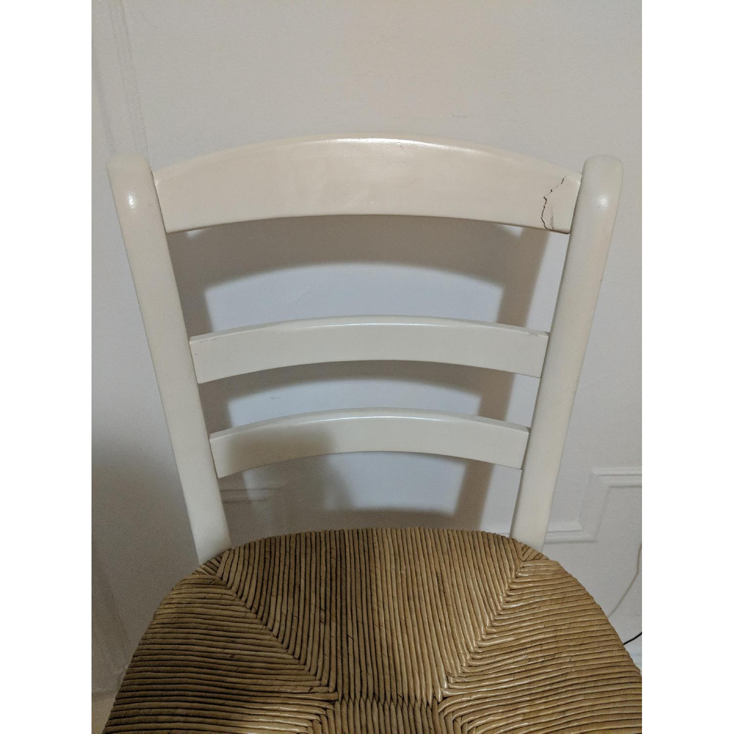 Pottery Barn Antique White Counter Stools - image-3