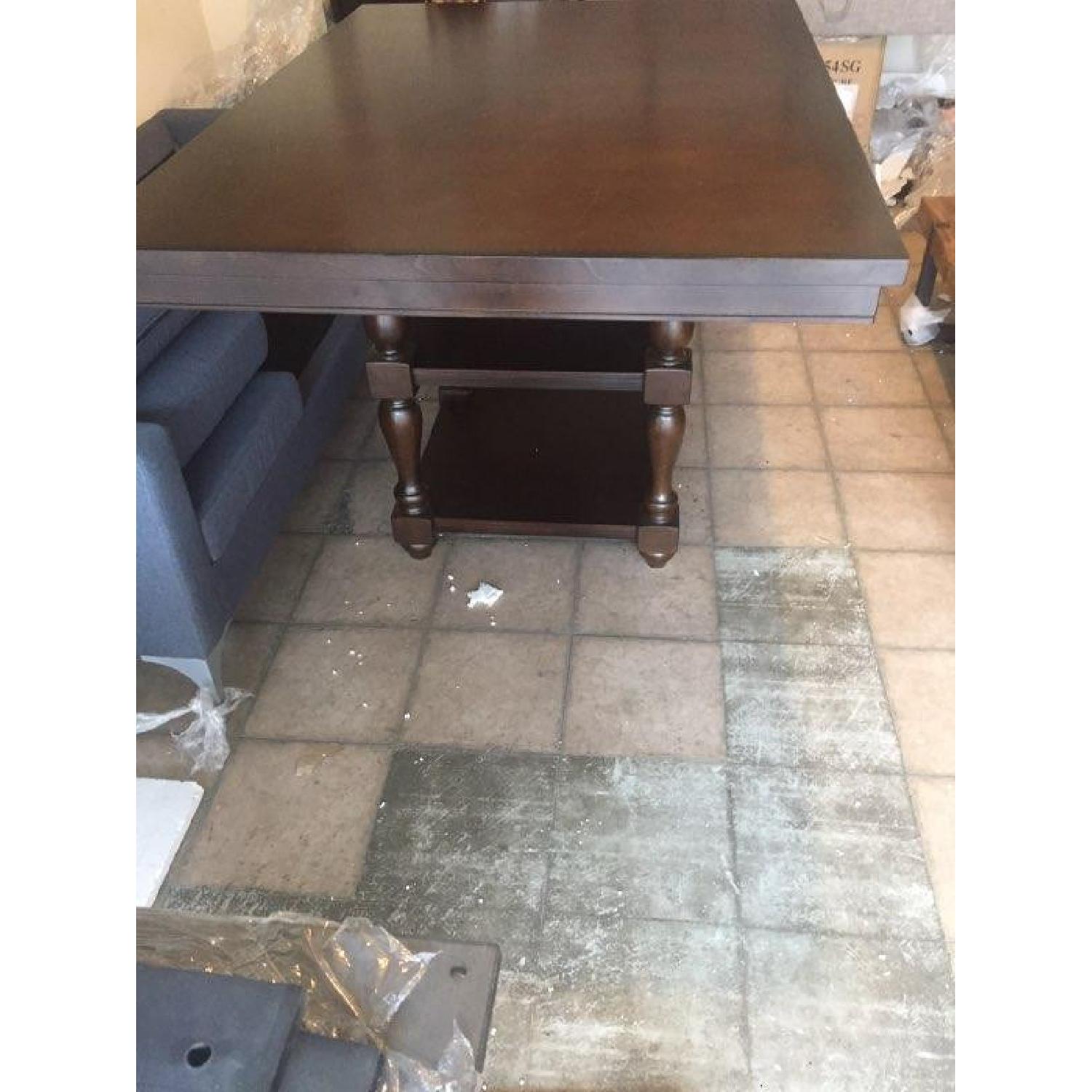 Counter Height Dining Table w/ Storage - image-8