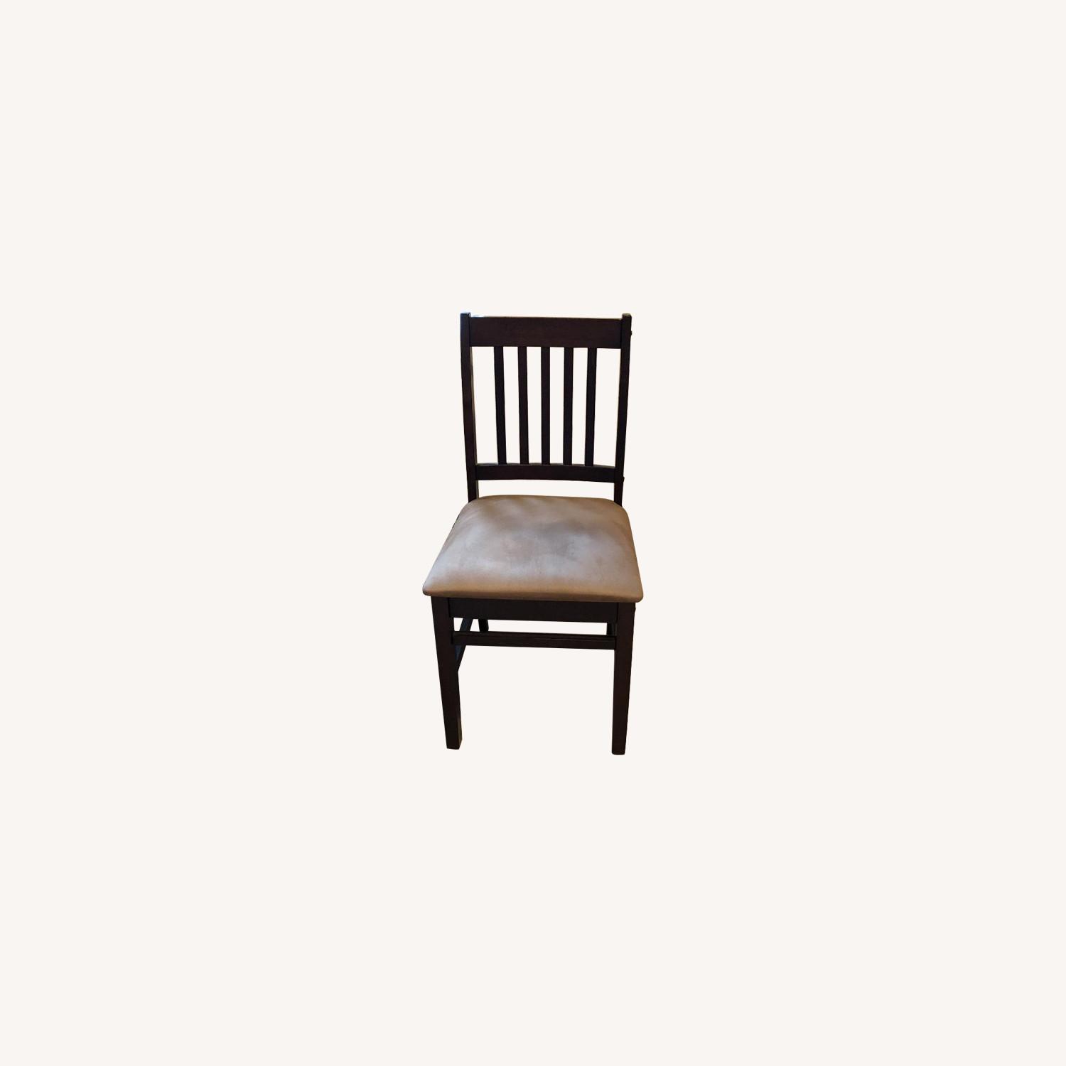 Whalen Furniture Wooden Chairs w/ Cushioned Seats AptDeco