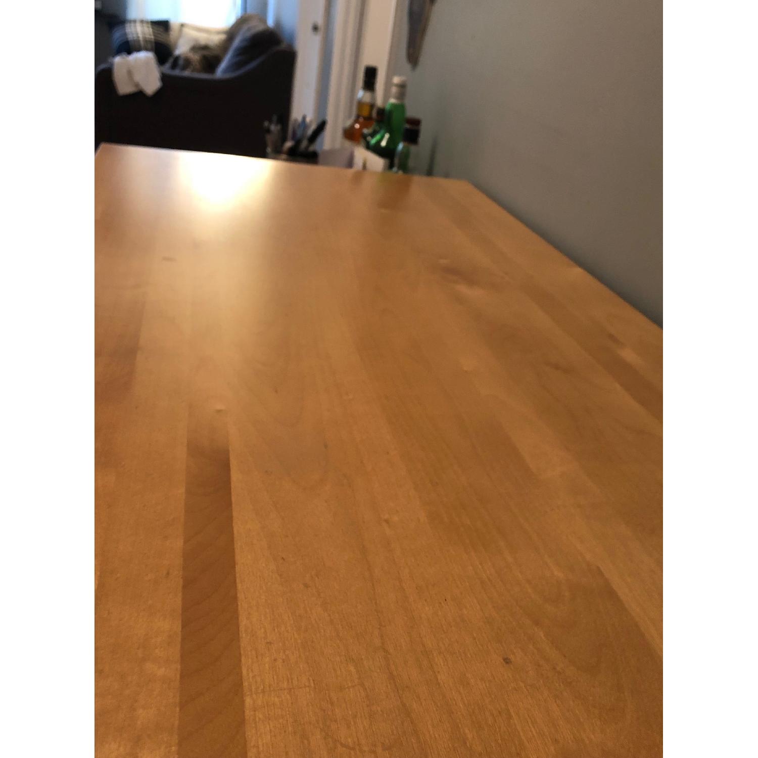 Solid Wood Desk w/ Storage & Matching Chair - image-6