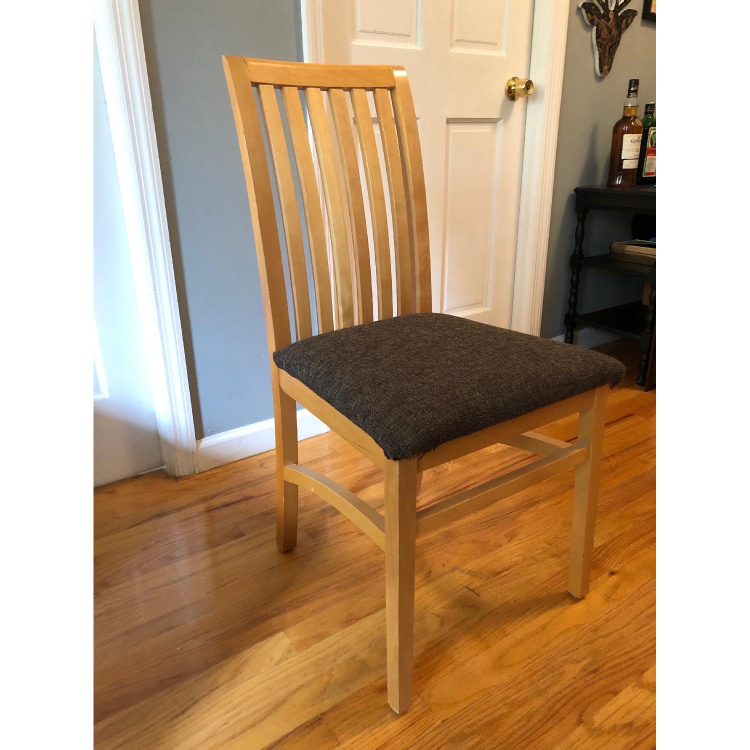 Solid Wood Desk w/ Storage & Matching Chair - image-8