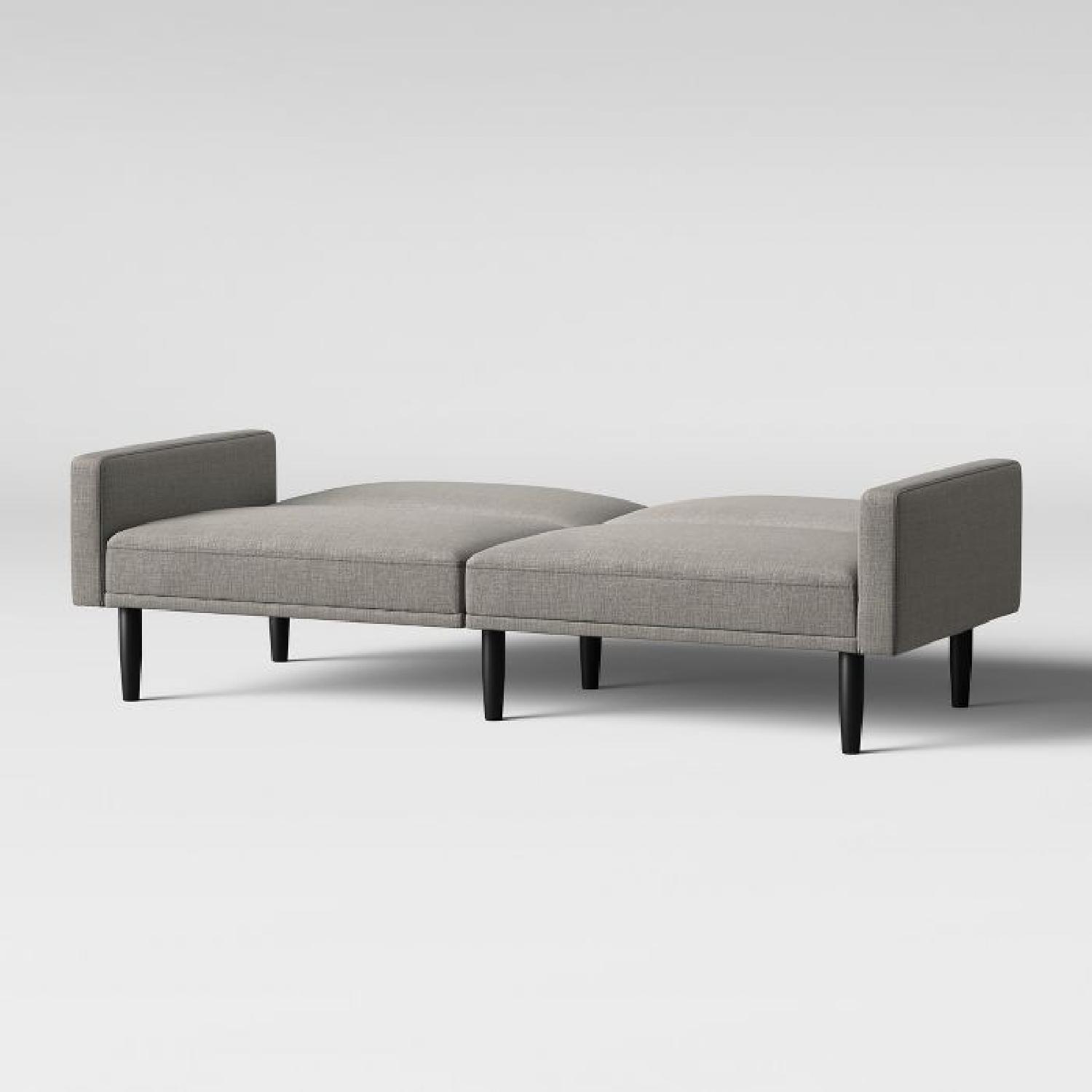 Grey Futon Sofa - image-3