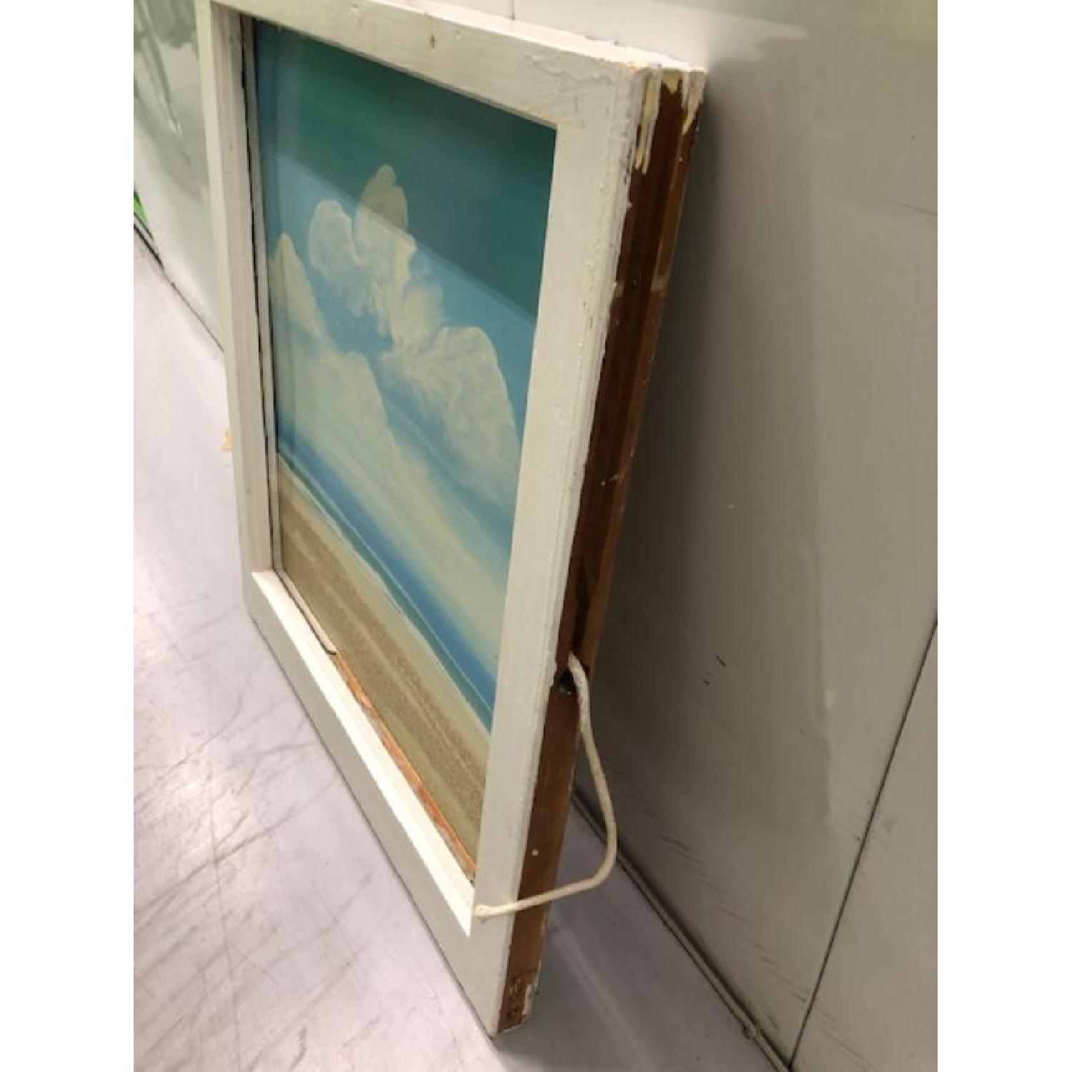 Sybil Nestor Painted Reclaimed Window Art Work - image-2