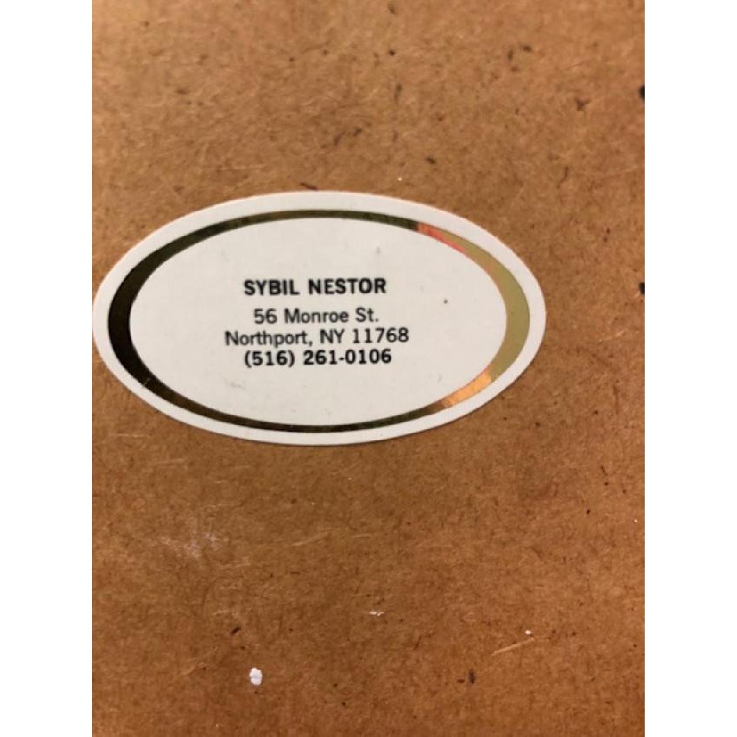 Sybil Nestor Painted Reclaimed Window Art Work - image-4