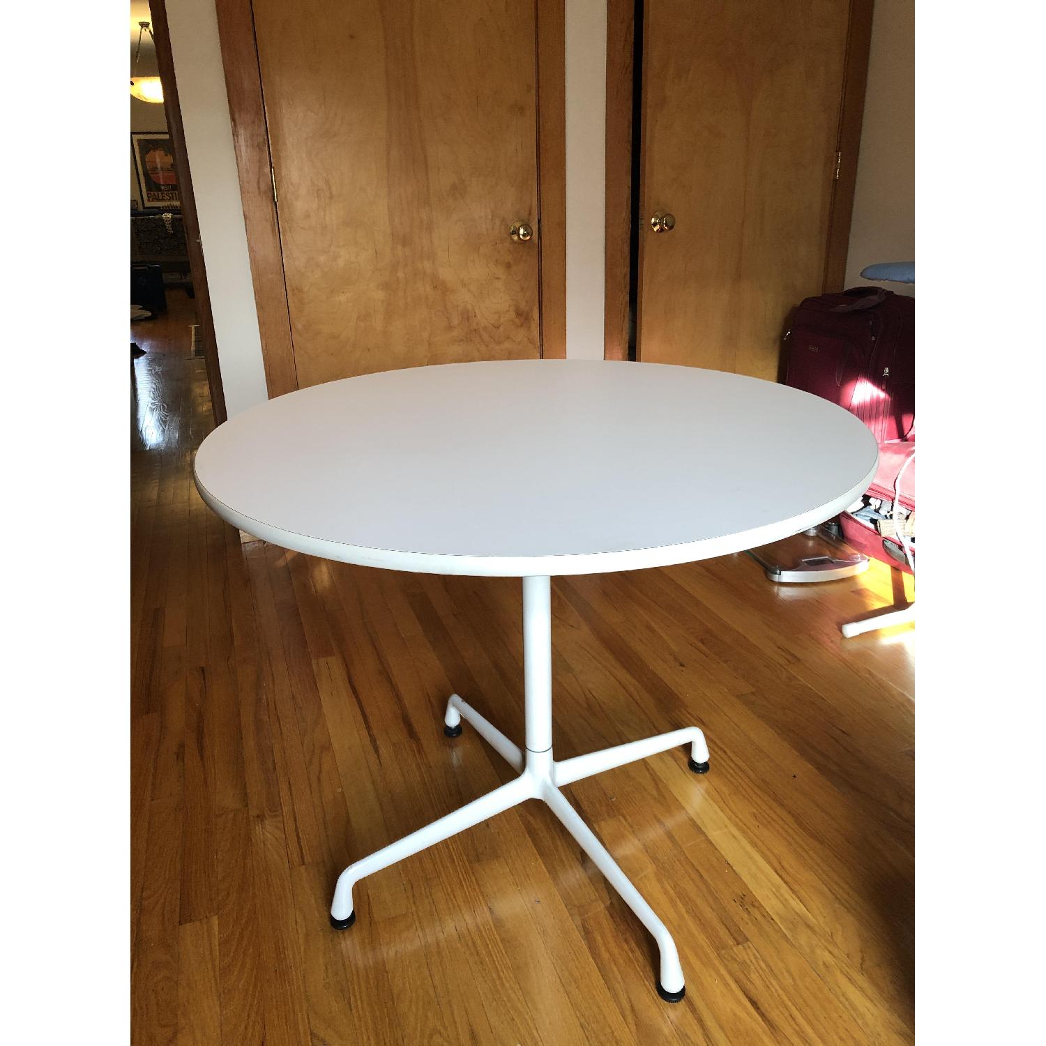 Herman Miller Eames White Round Table - image-1