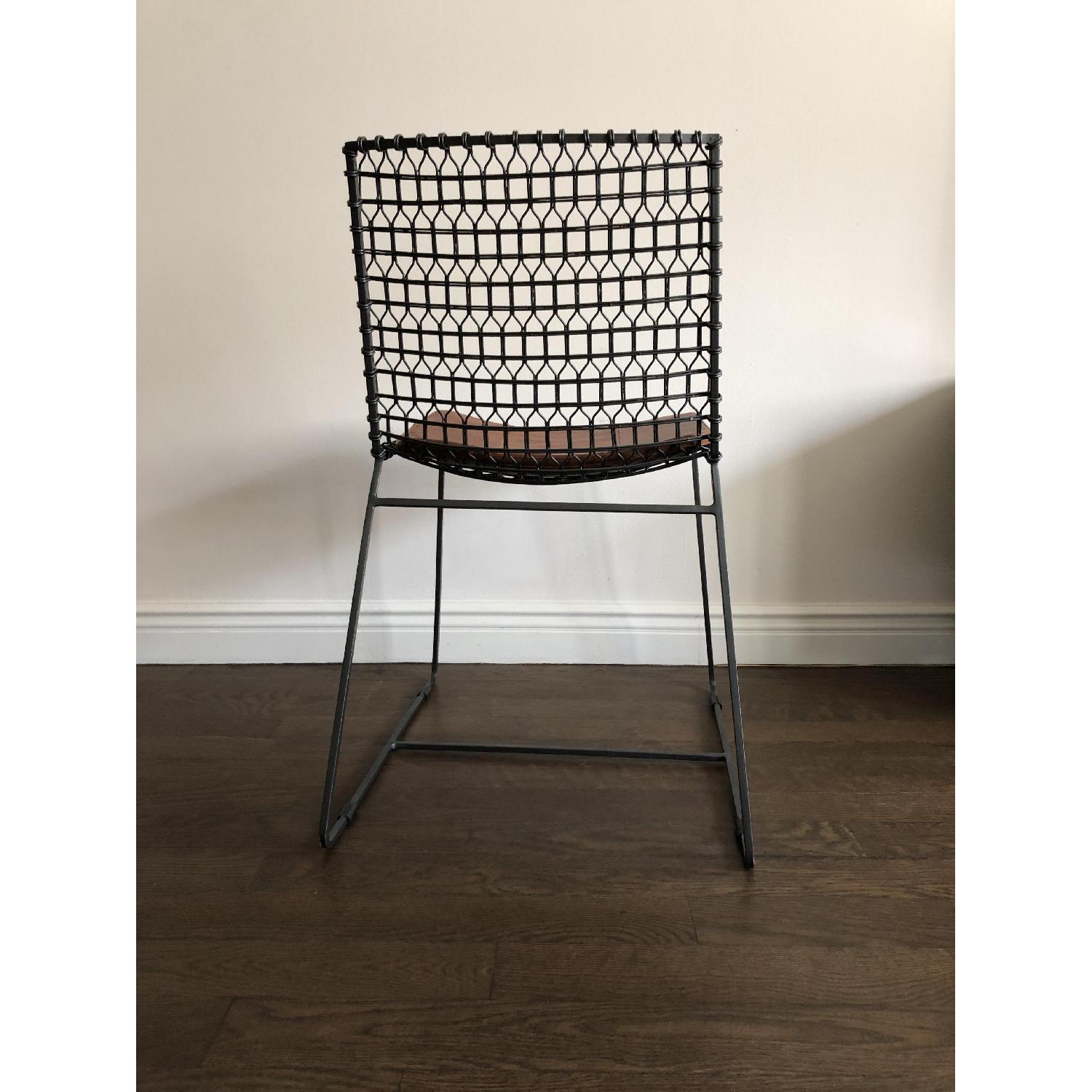 Crate & Barrel Tig Metal Chairs - image-3