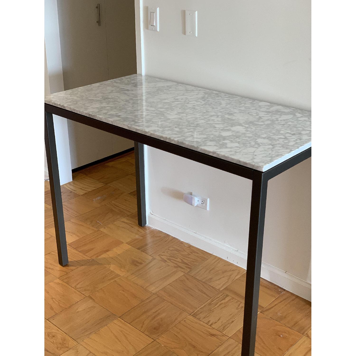 West Elm Marble Top Counter Table AptDeco