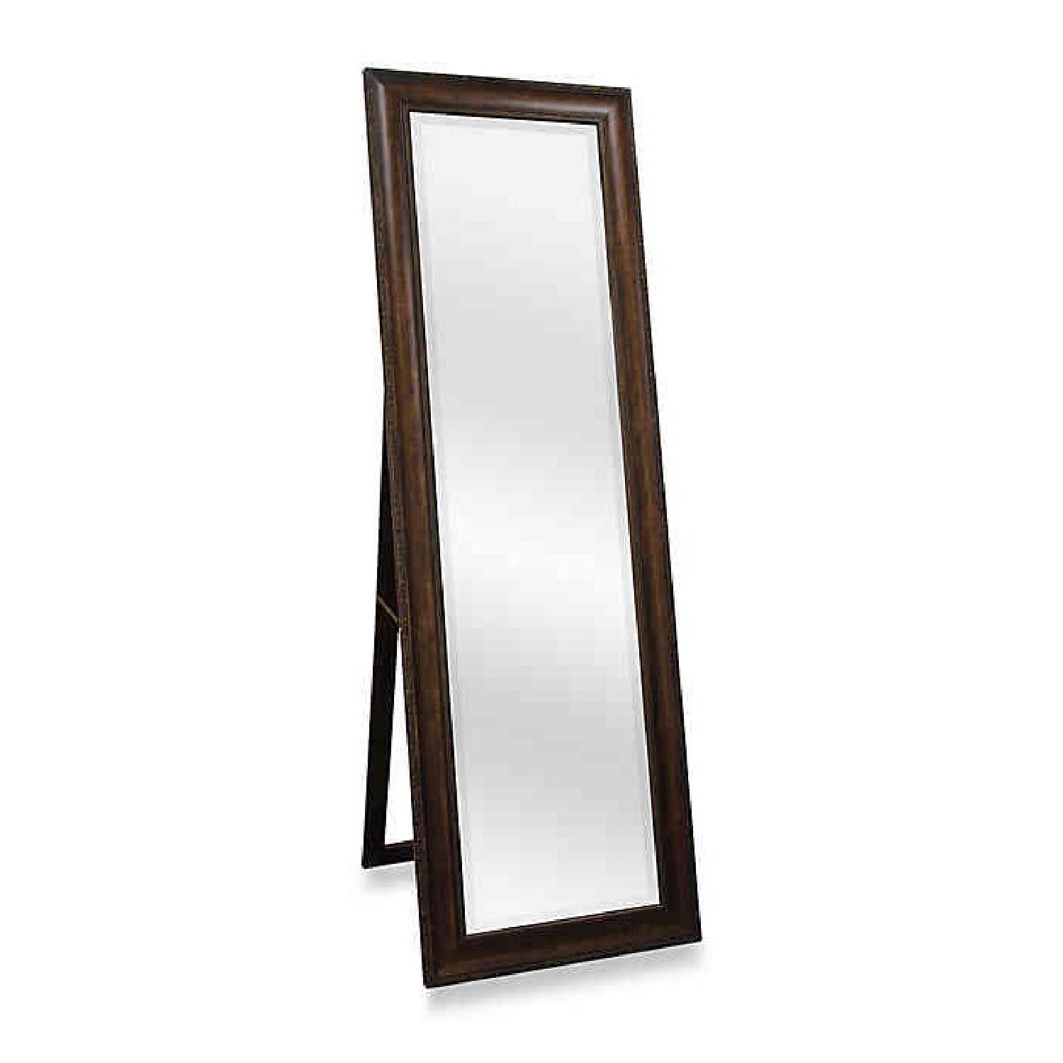 Golden Bronze Standing Cheval Full Length Floor Mirror AptDeco