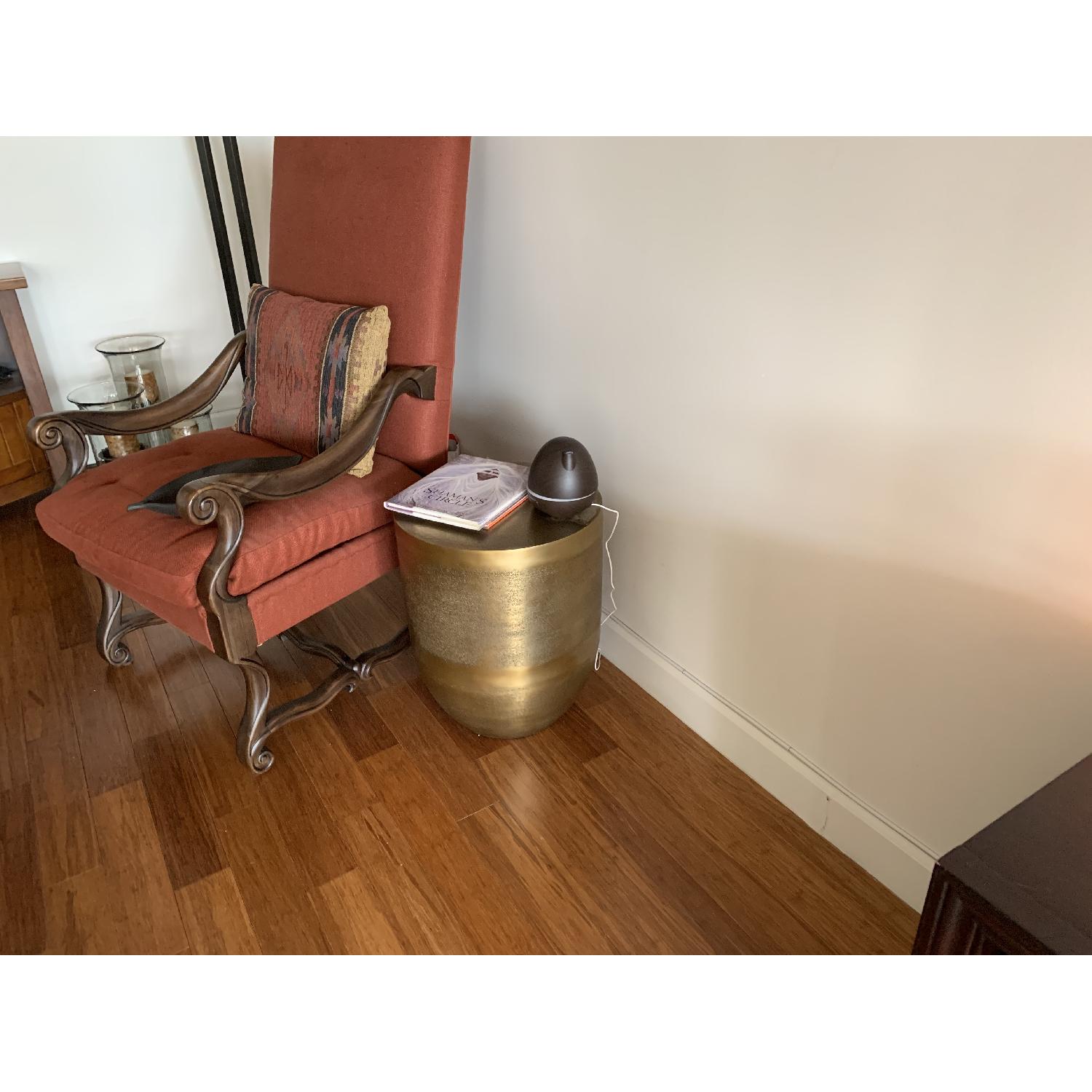 Restoration Hardware Kenzie Drum side table AptDeco