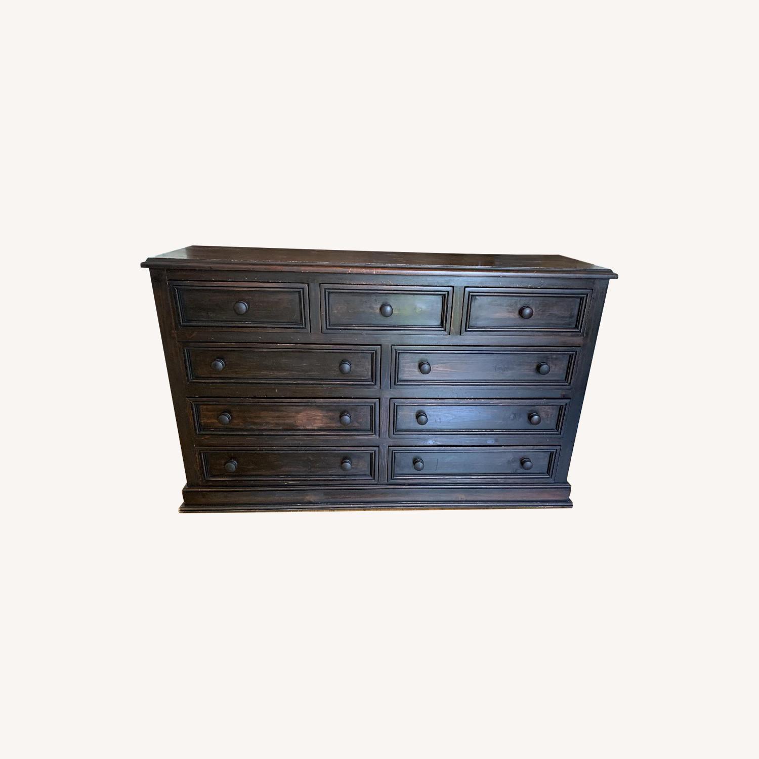 9-Drawer Wood Dresser - image-0
