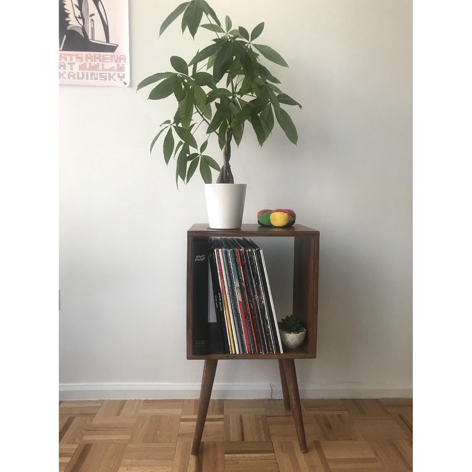 Mid Century Modern Vinyl Console - image-1