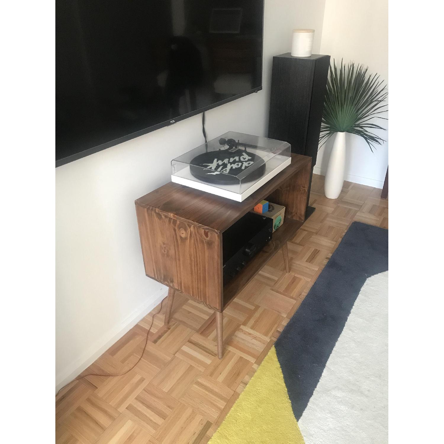 Mid Century Modern Record Console - image-3