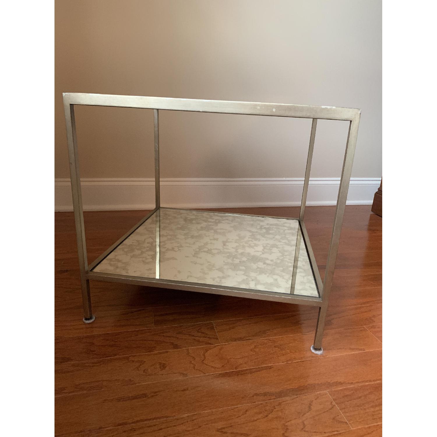 Ethan Allen Antique Mirrored Coffee Table - image-1