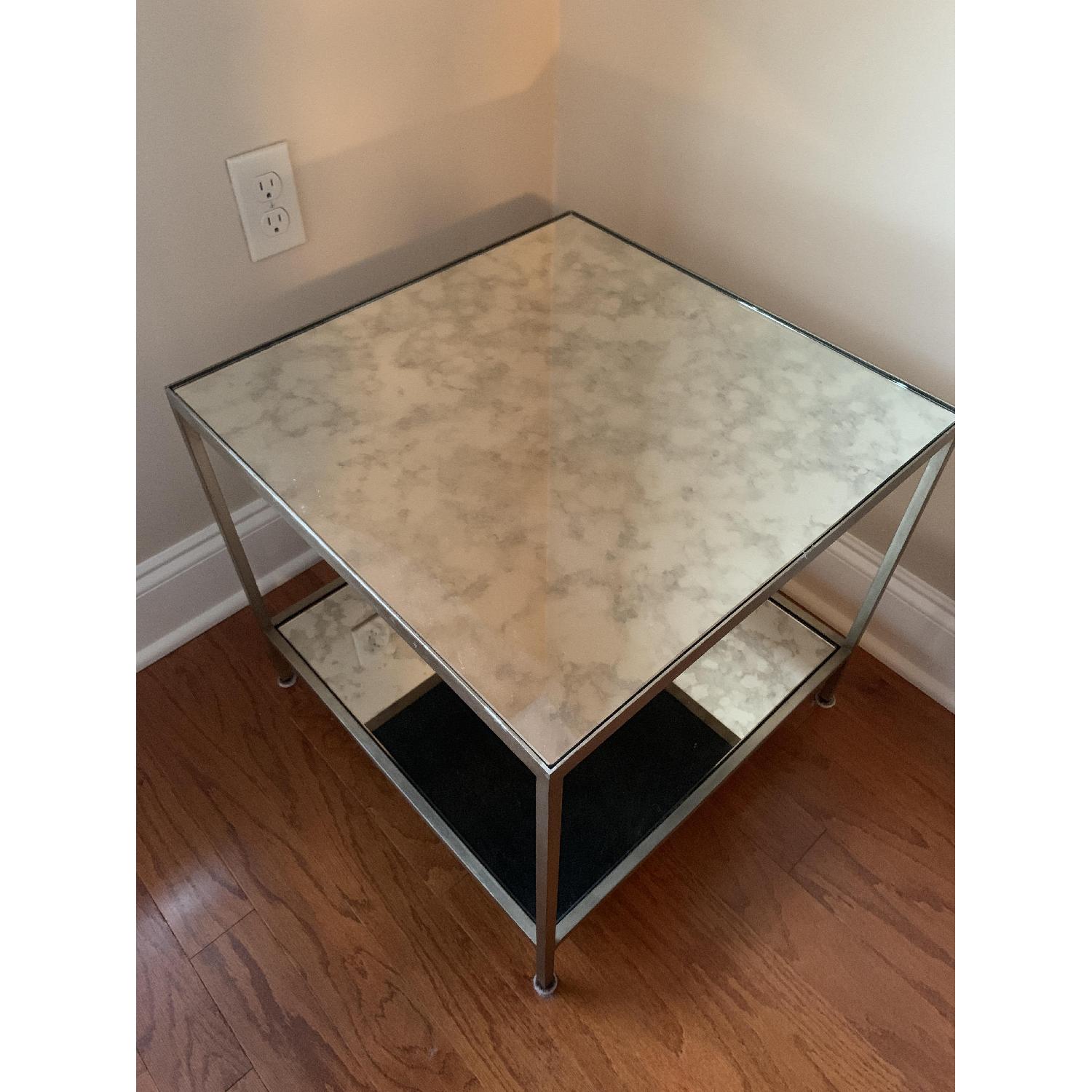 Ethan Allen Antique Mirrored Coffee Table - image-3