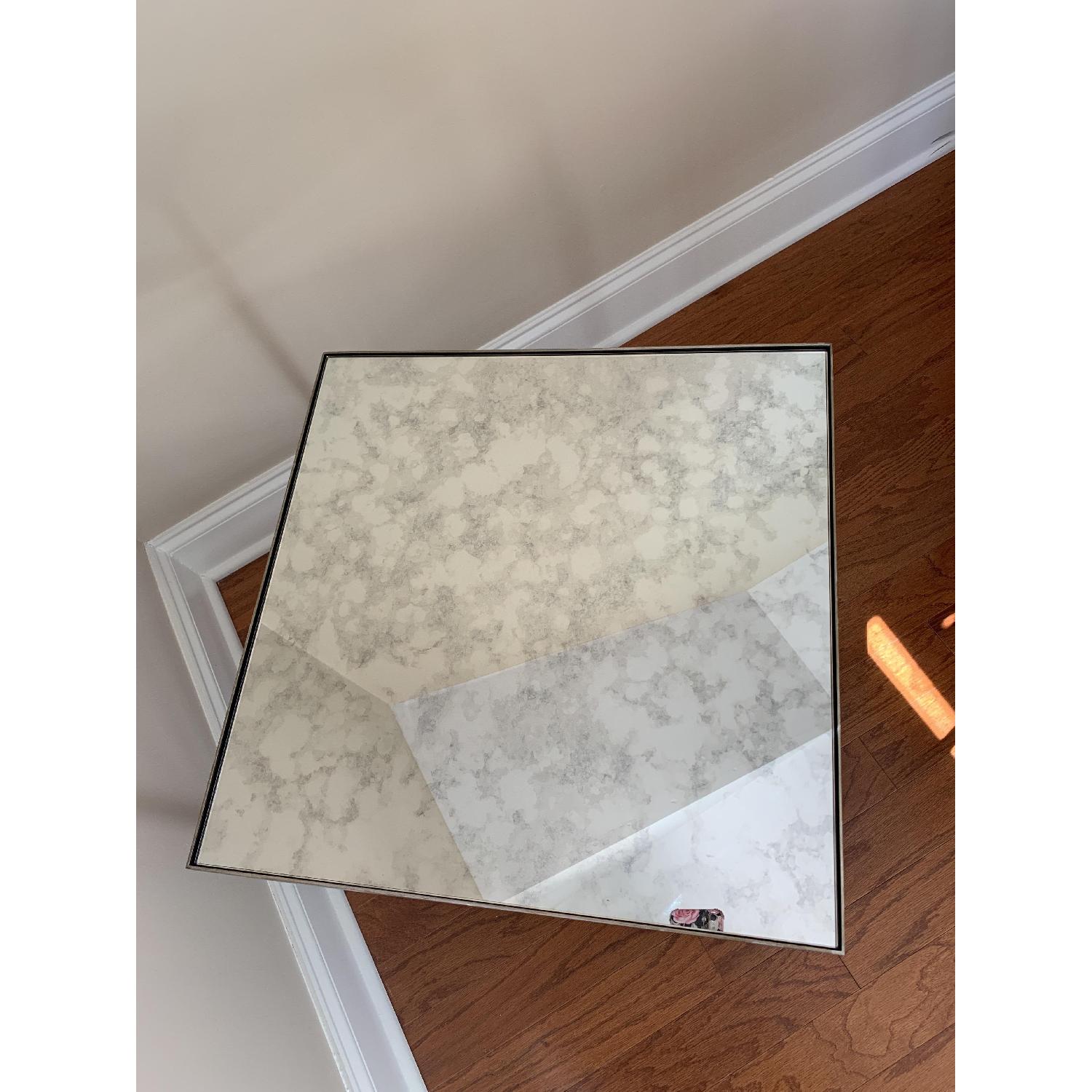 Ethan Allen Antique Mirrored Coffee Table - image-5