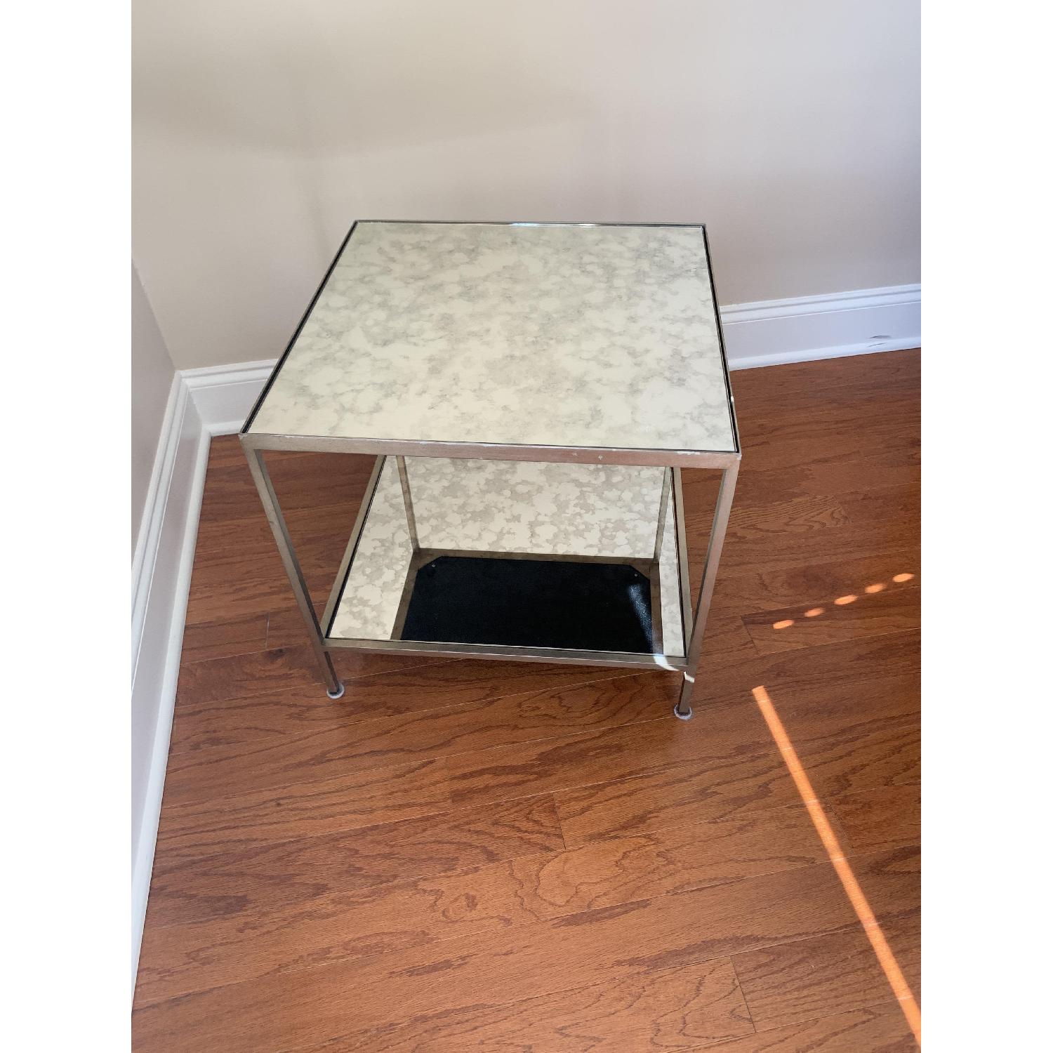 Ethan Allen Antique Mirrored Coffee Table AptDeco