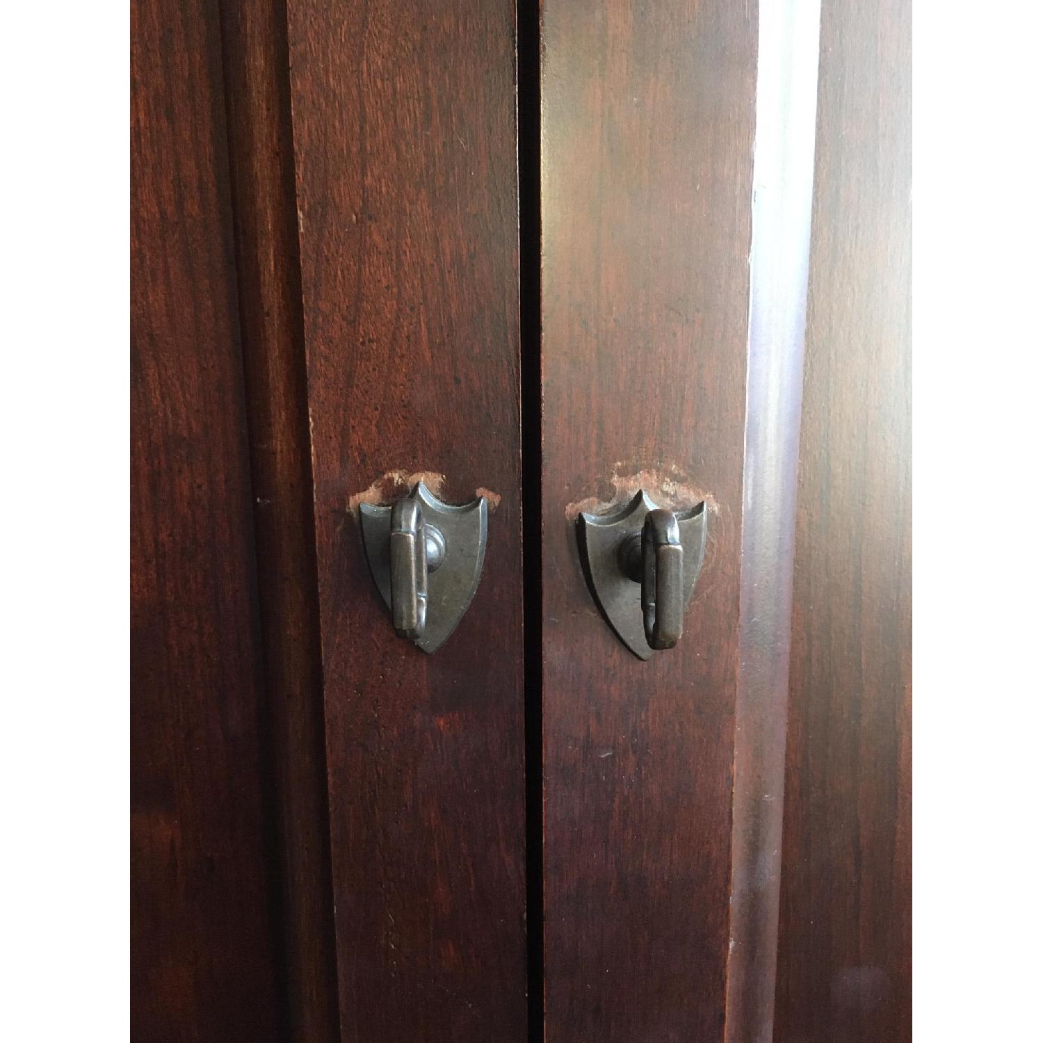 Wooden Bassett Armoire/Media AptDeco