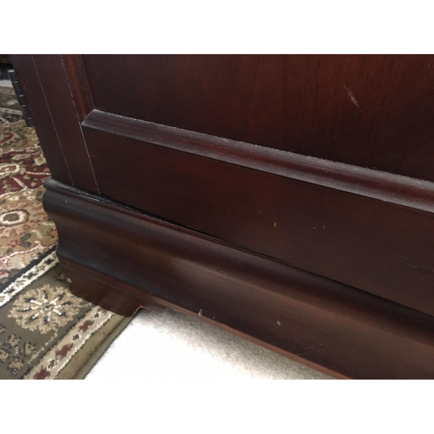 Wooden Bassett Armoire/Media AptDeco