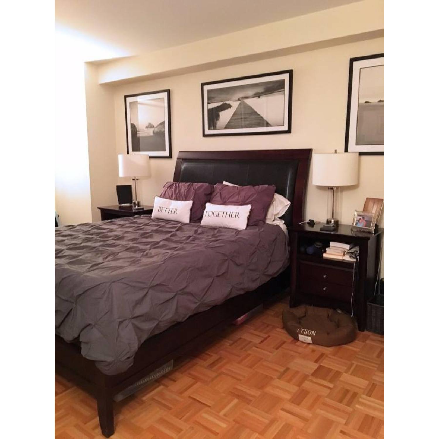 Mahogany Wood 5 Piece Bedroom Set - image-1