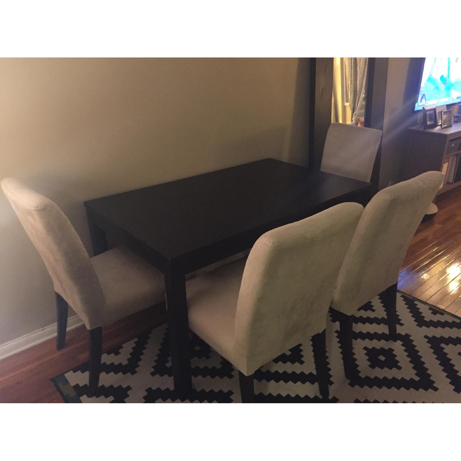 Ikea Extendable Dining Table w/ 4 Chairs - image-2