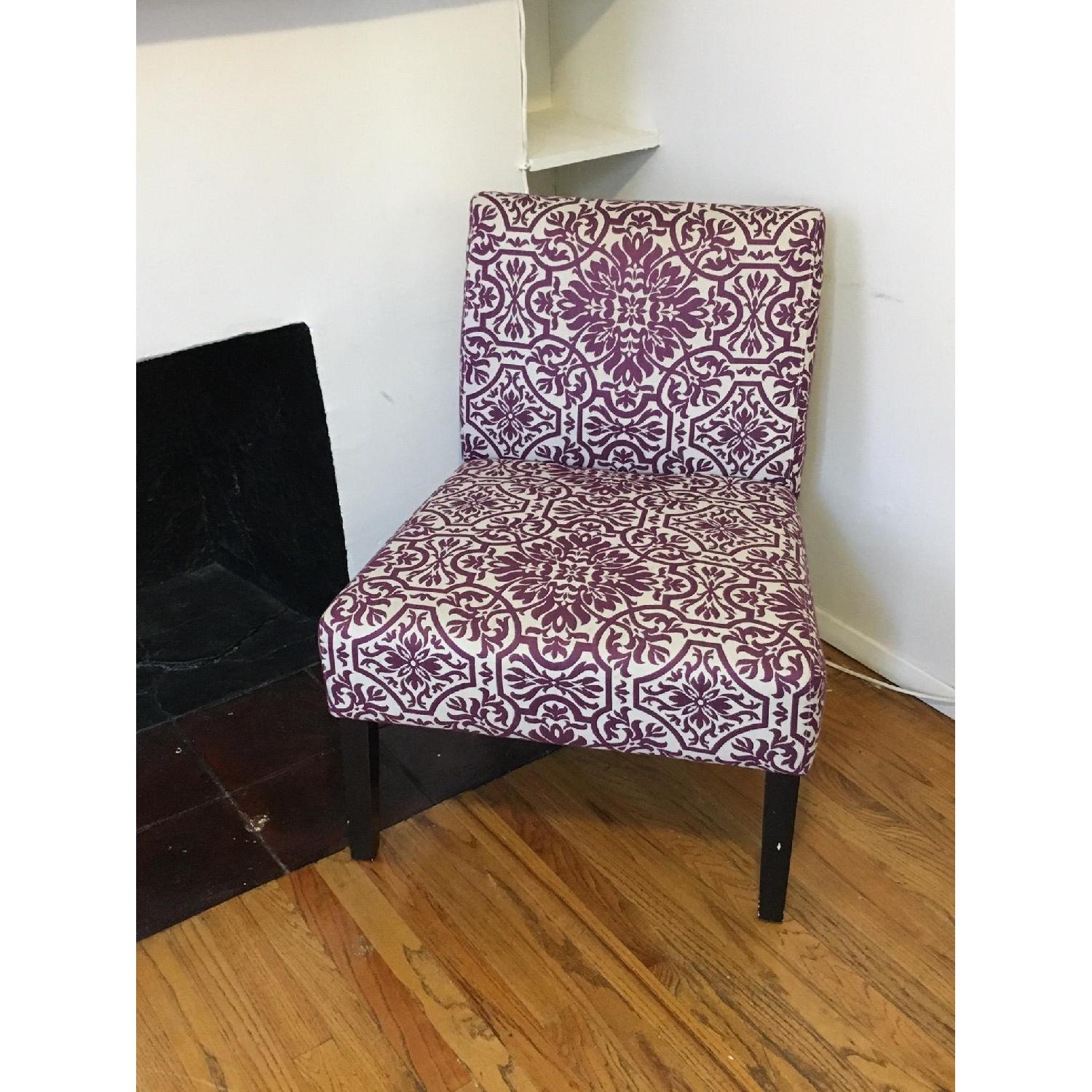 Purple Accent Chair - image-3