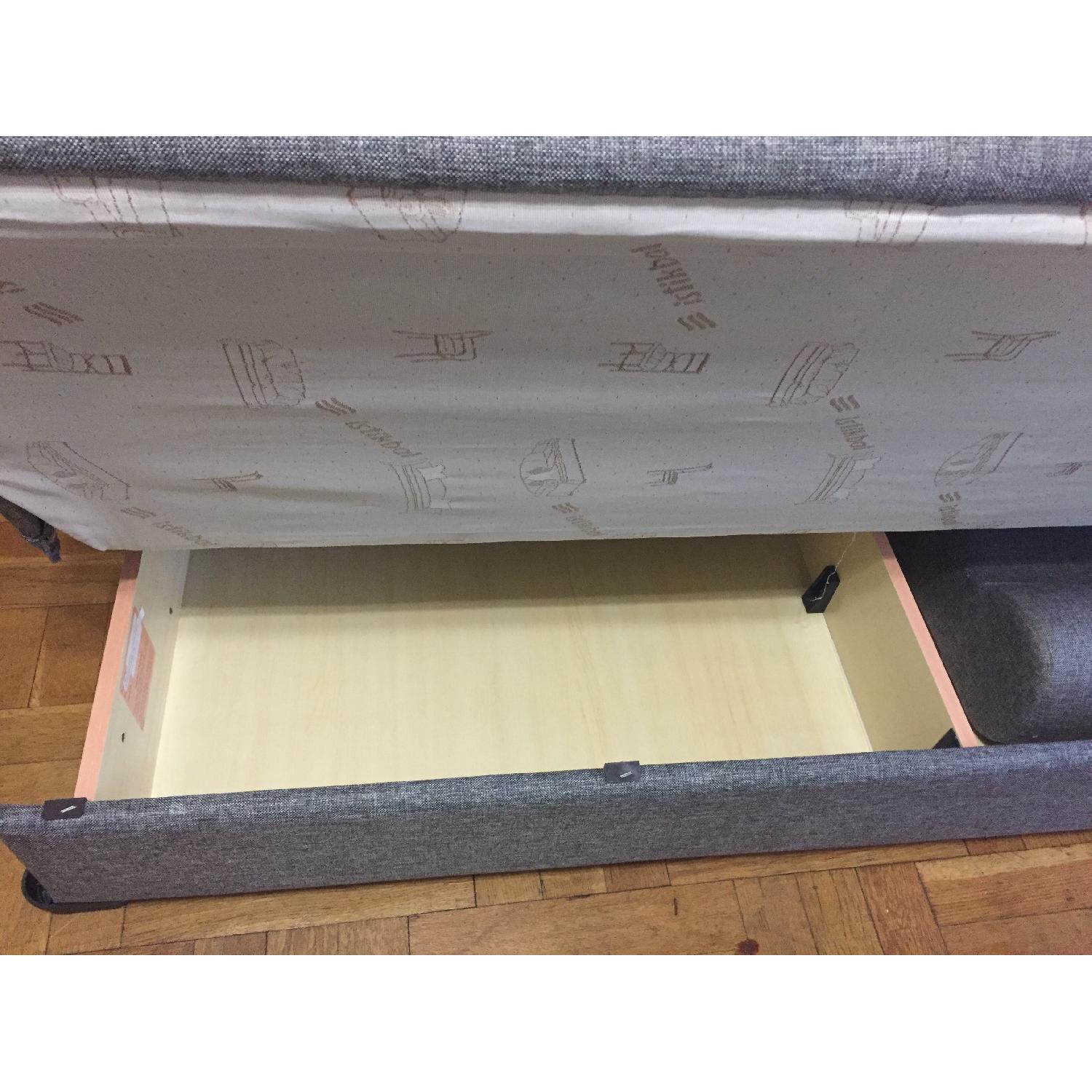 Istikbal Furniture Gray Modern Sofa Bed - image-5