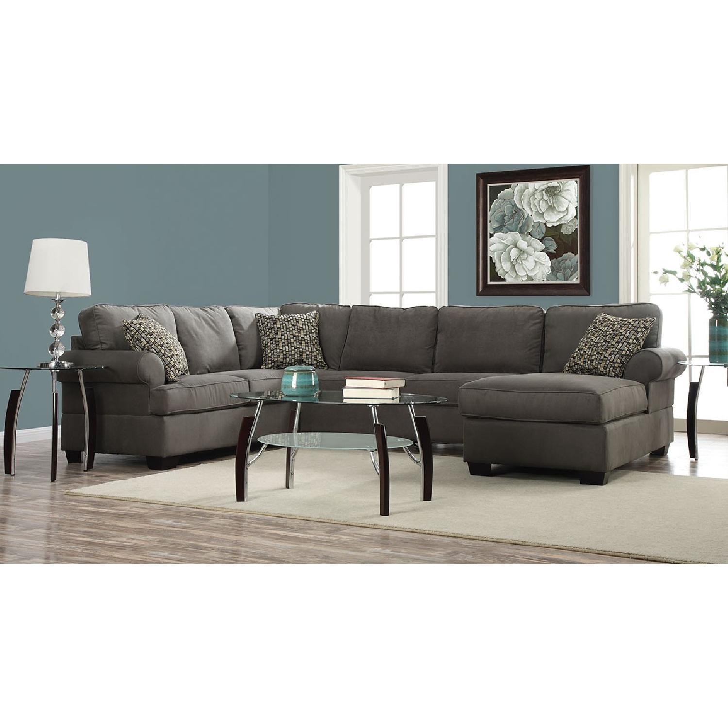 Jennifer Convertibles Kahuna 3 Piece Sectional Couch - image-3