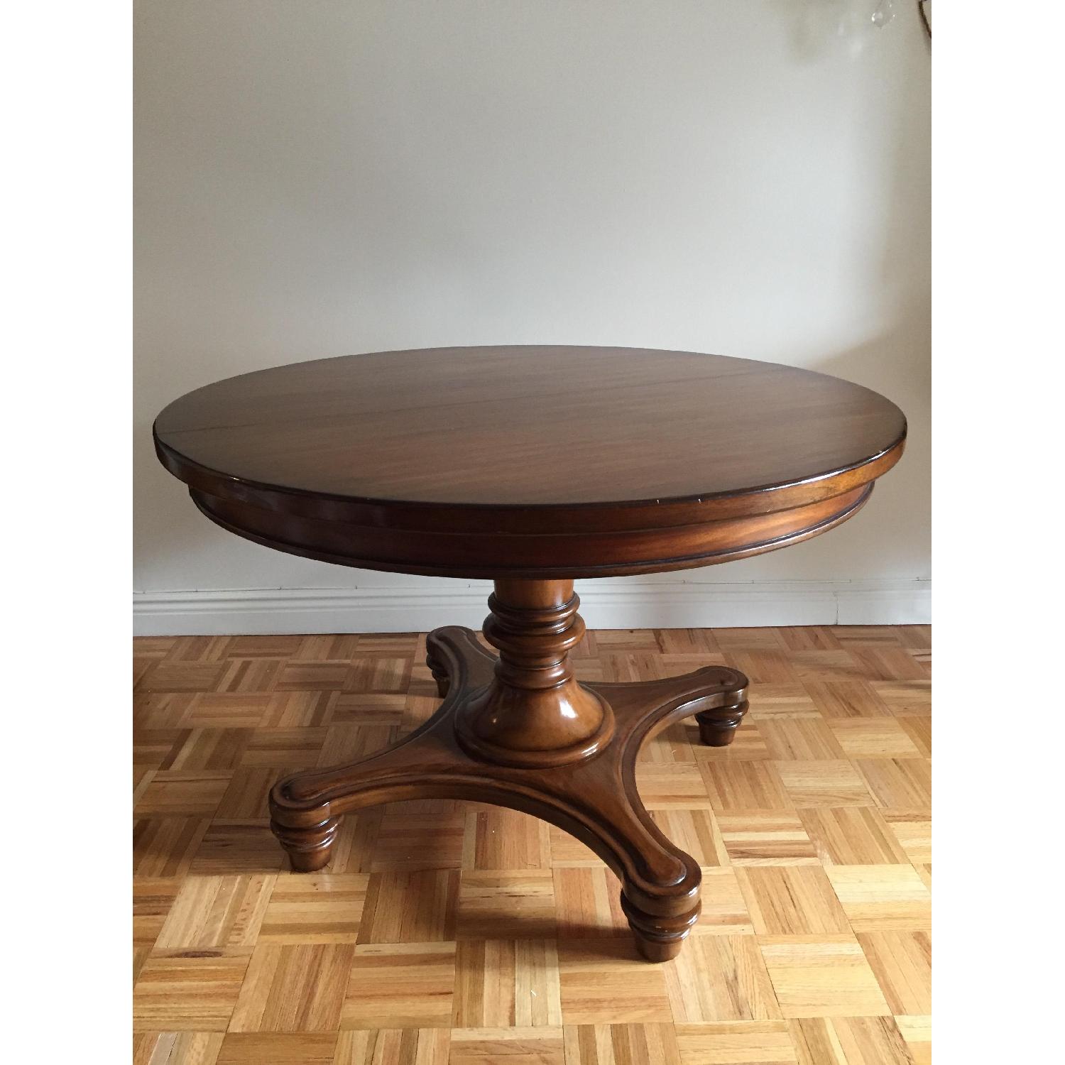 Pottery Barn Montego Round Dining Table AptDeco