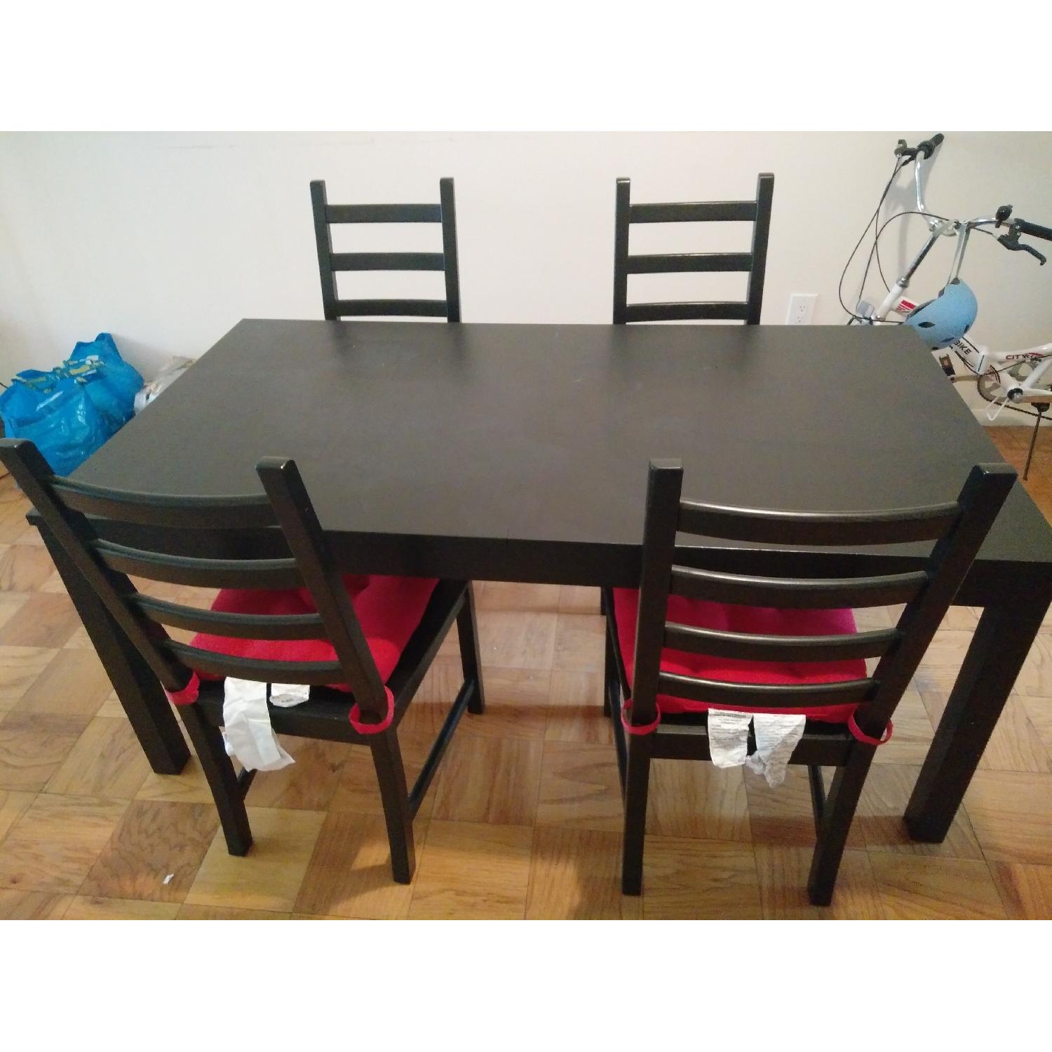 Ikea Dining Table w/ 4 Chairs - image-1