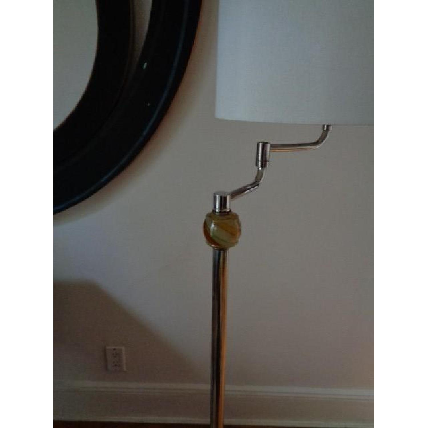 Sculptural Art Deco Swing Arm Floor Lamp - image-3
