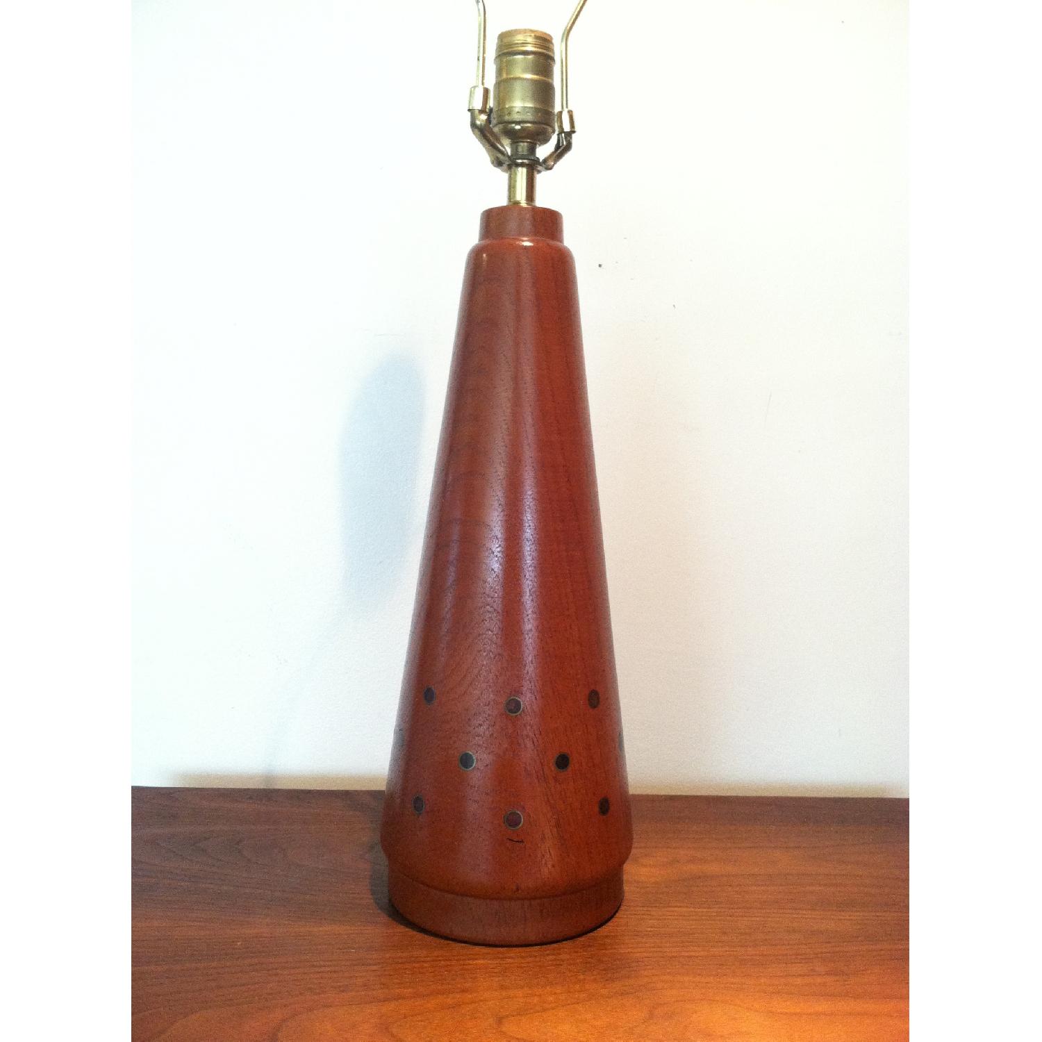 Mid Century Modern Teak Table Lamp - image-4