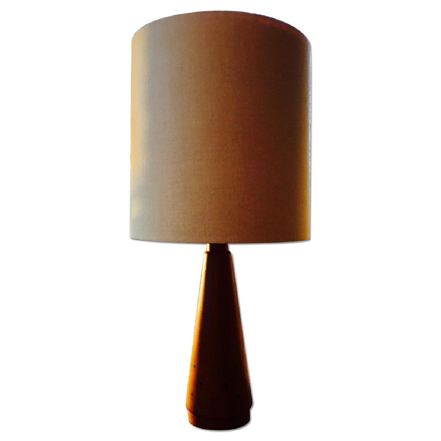 Mid Century Modern Teak Table Lamp - image-6