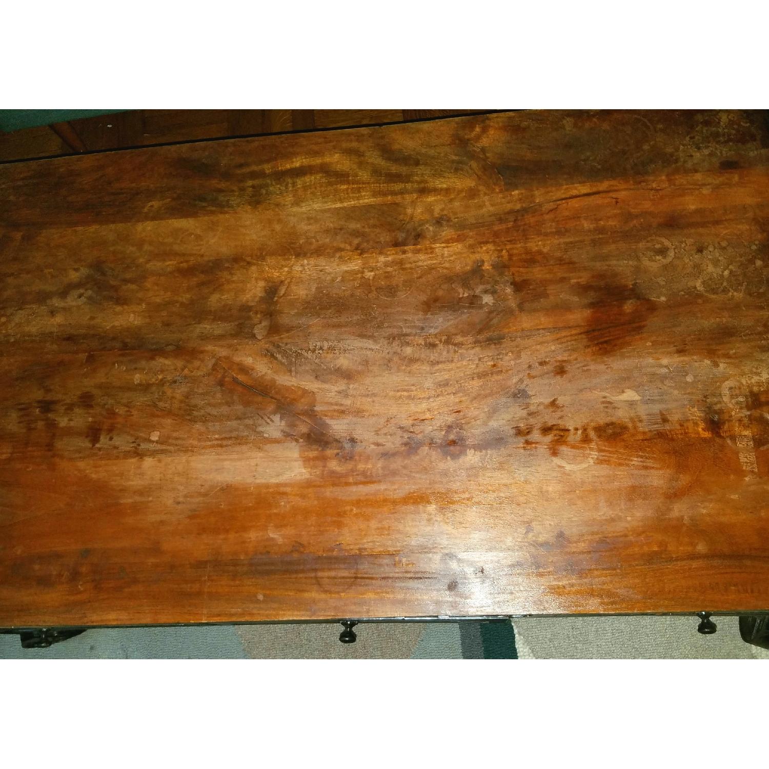 Rustic Industrial Coffee Table - image-5