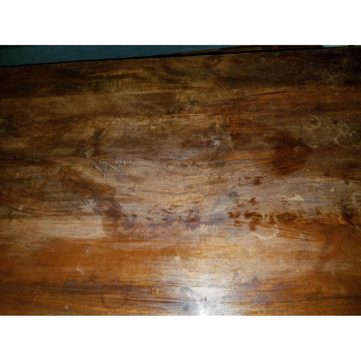 Rustic Industrial Coffee Table - image-6