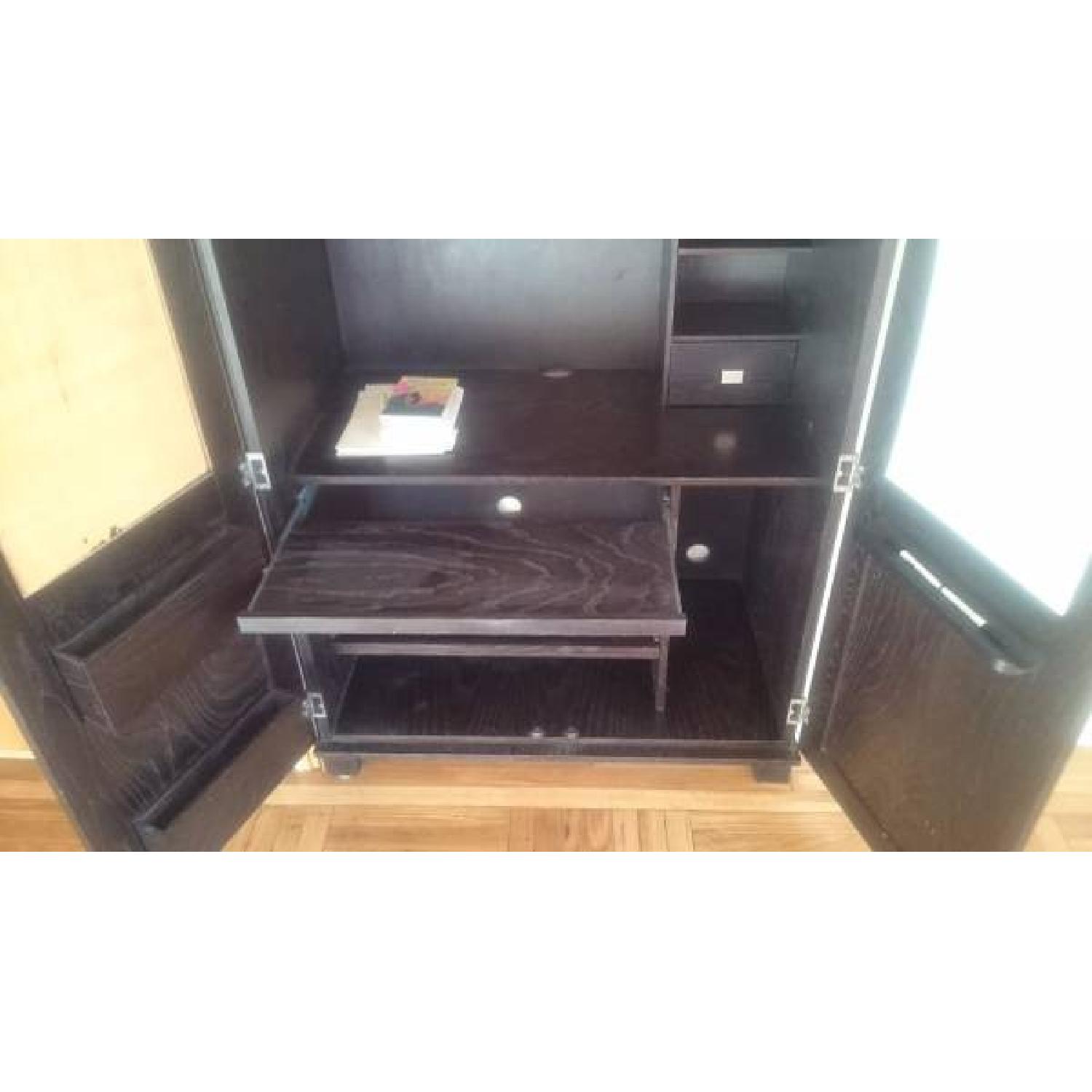 Crate & Barrel Home Office Desk/Armoire - image-6
