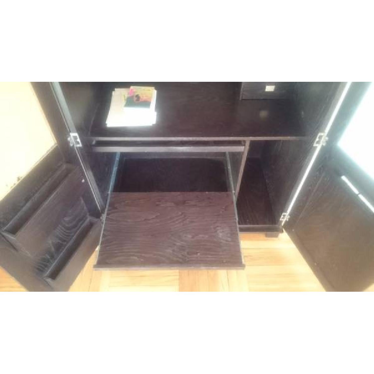 Crate & Barrel Home Office Desk/Armoire - image-7