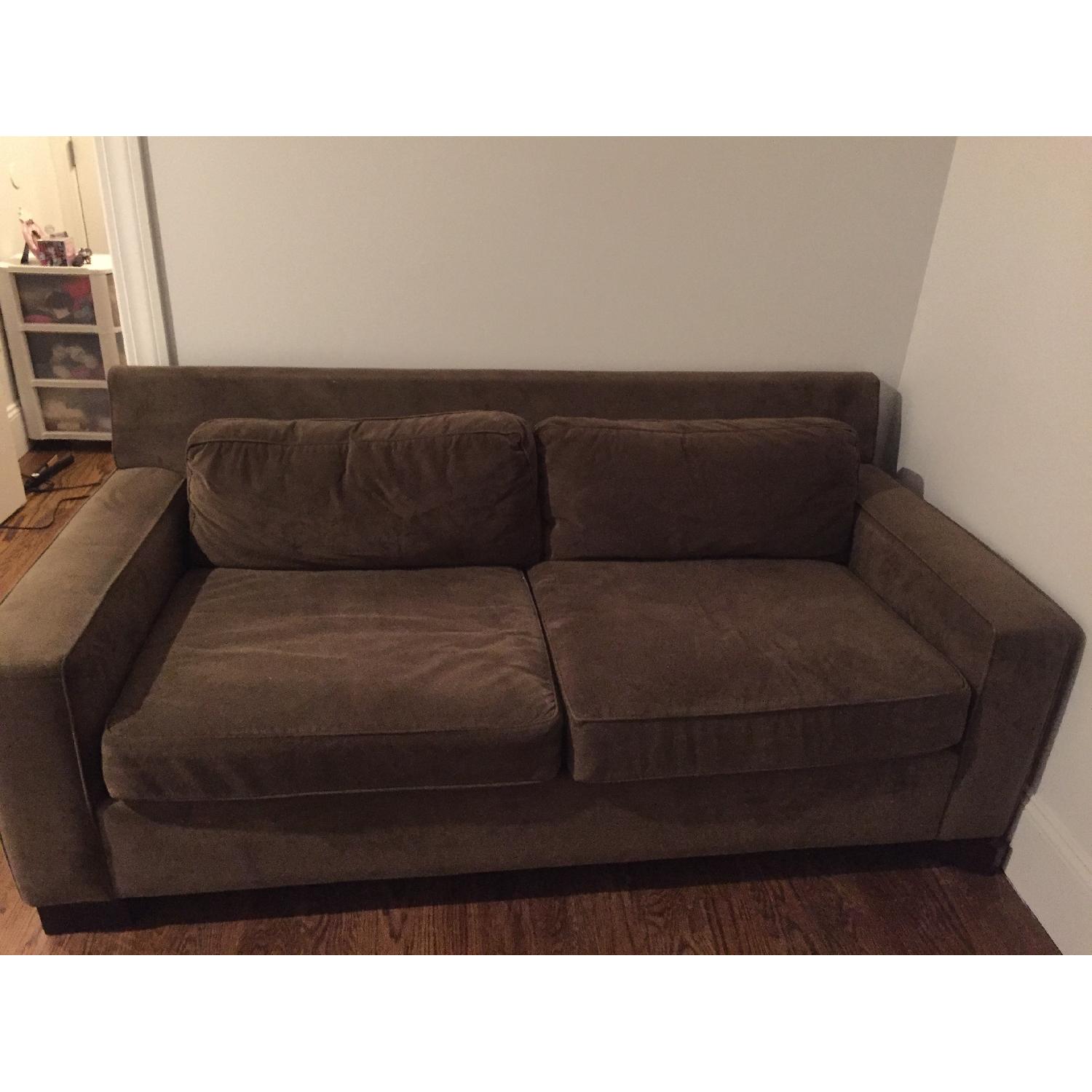 West Elm Verona Mocha Couch - image-1