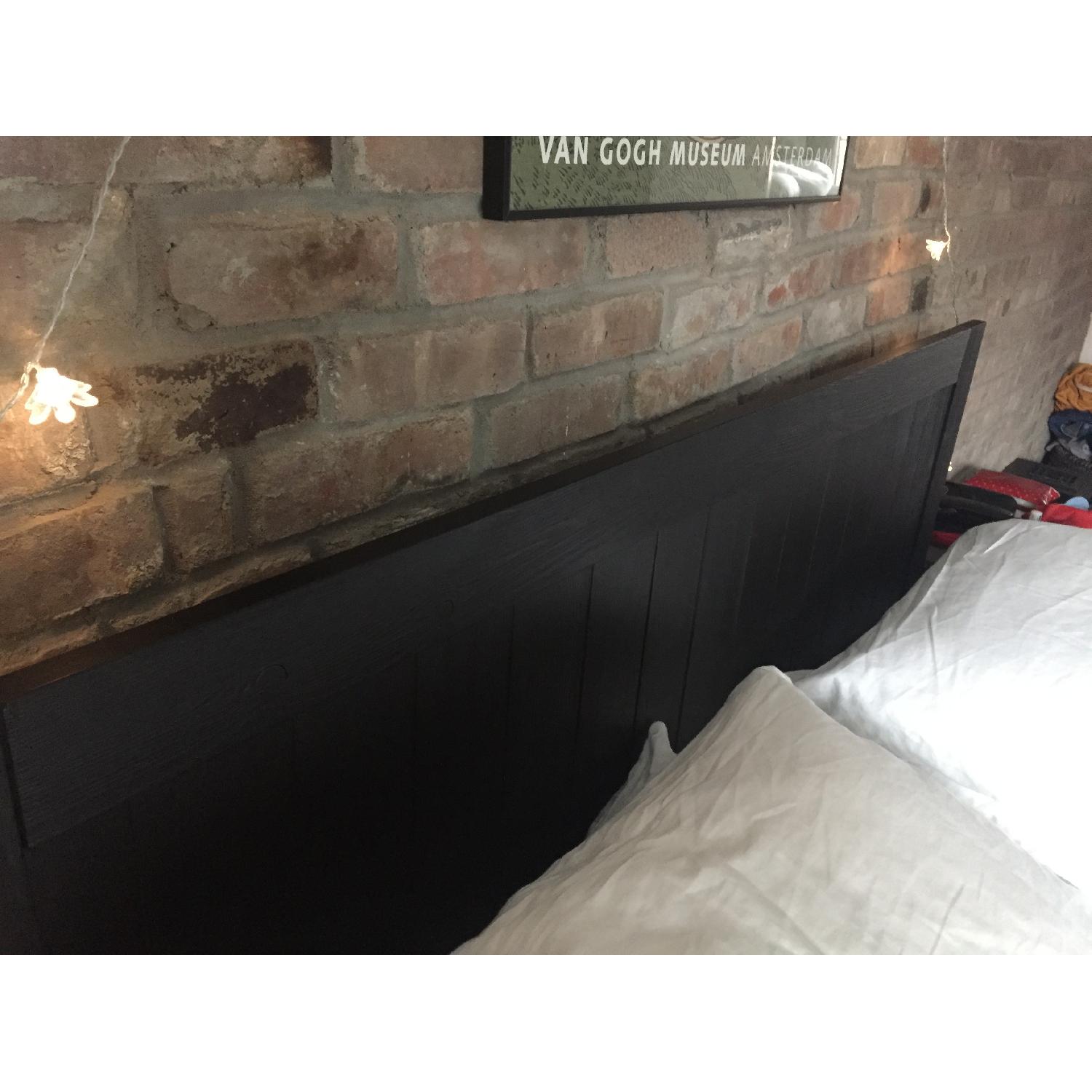 Ikea Fjell Queen Storage Bed Frame AptDeco