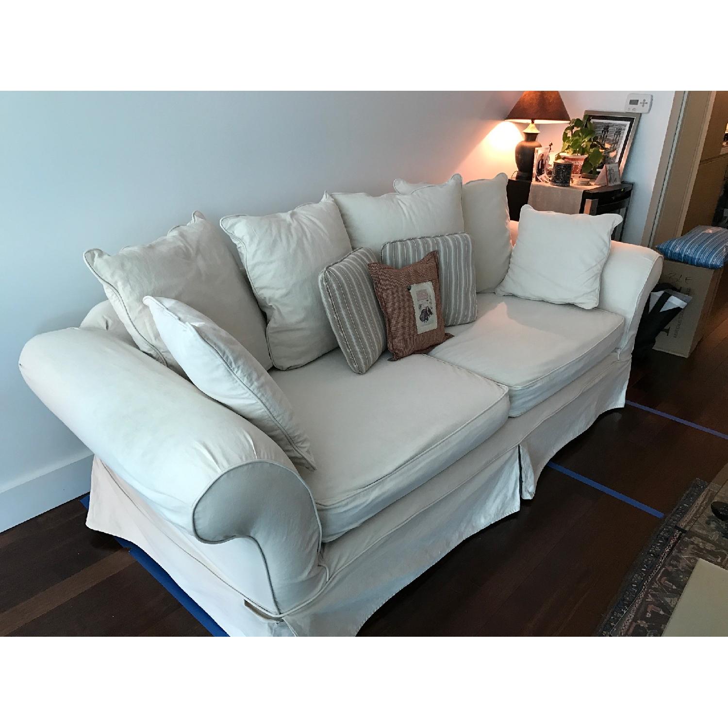 Pottery Barn Charleston Roll Arm Sofa - image-4